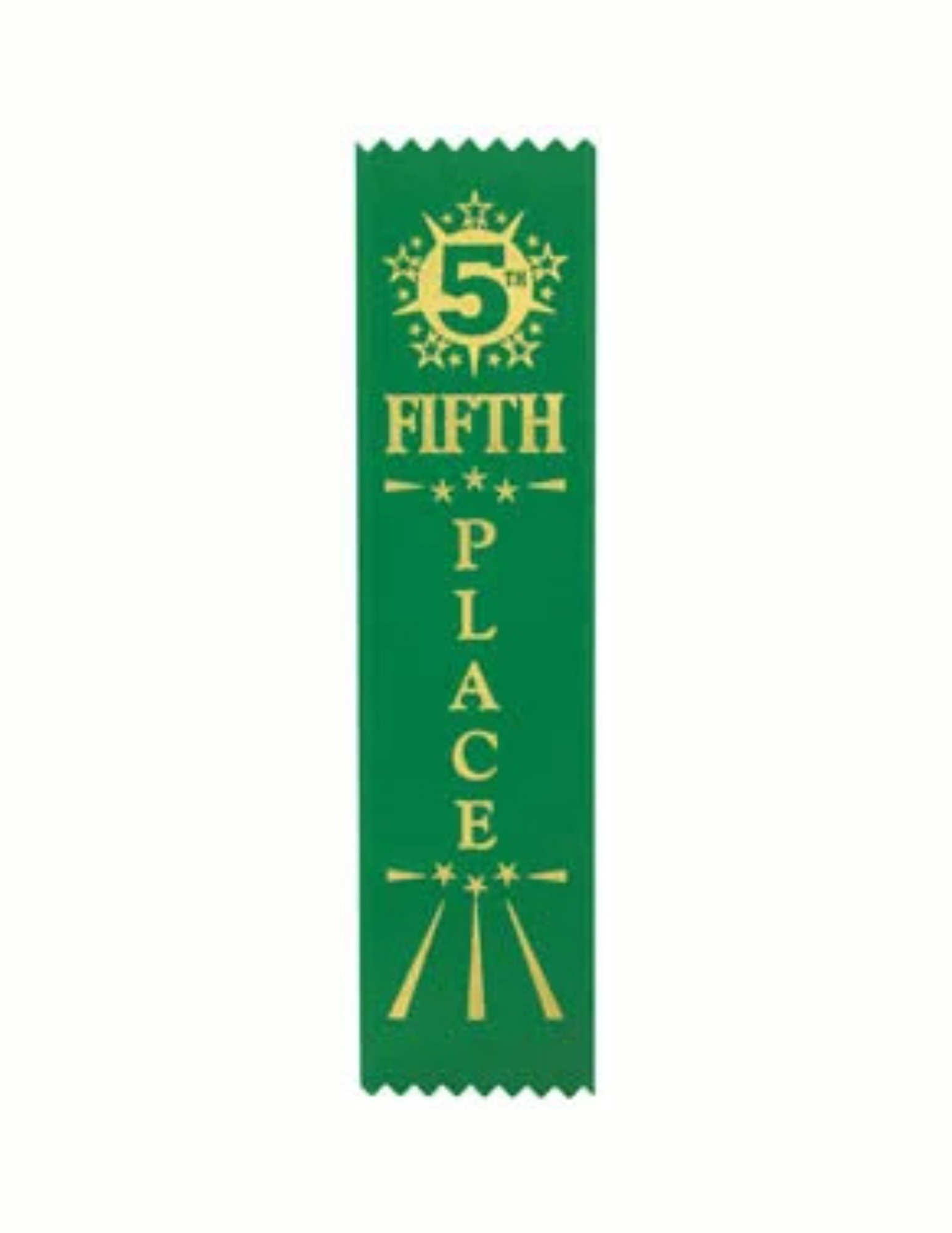 Green 5th Place Ribbon