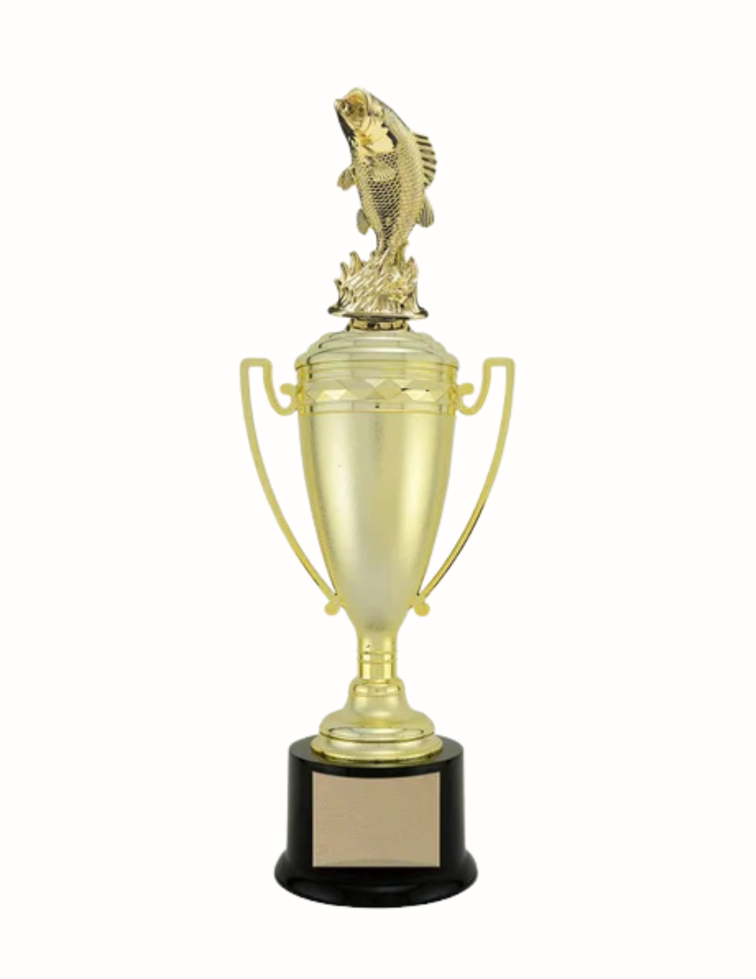 Classic Cup Fishing Trophy- 5 Sizes (Includes Engraving)