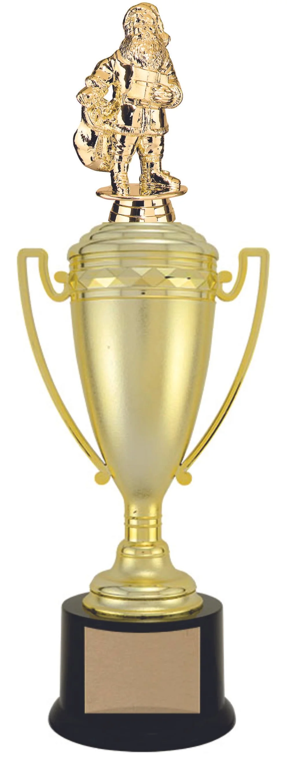 Santa Plastic Trophy Cup- 5 Sizes (Includes Engraving) 🎅