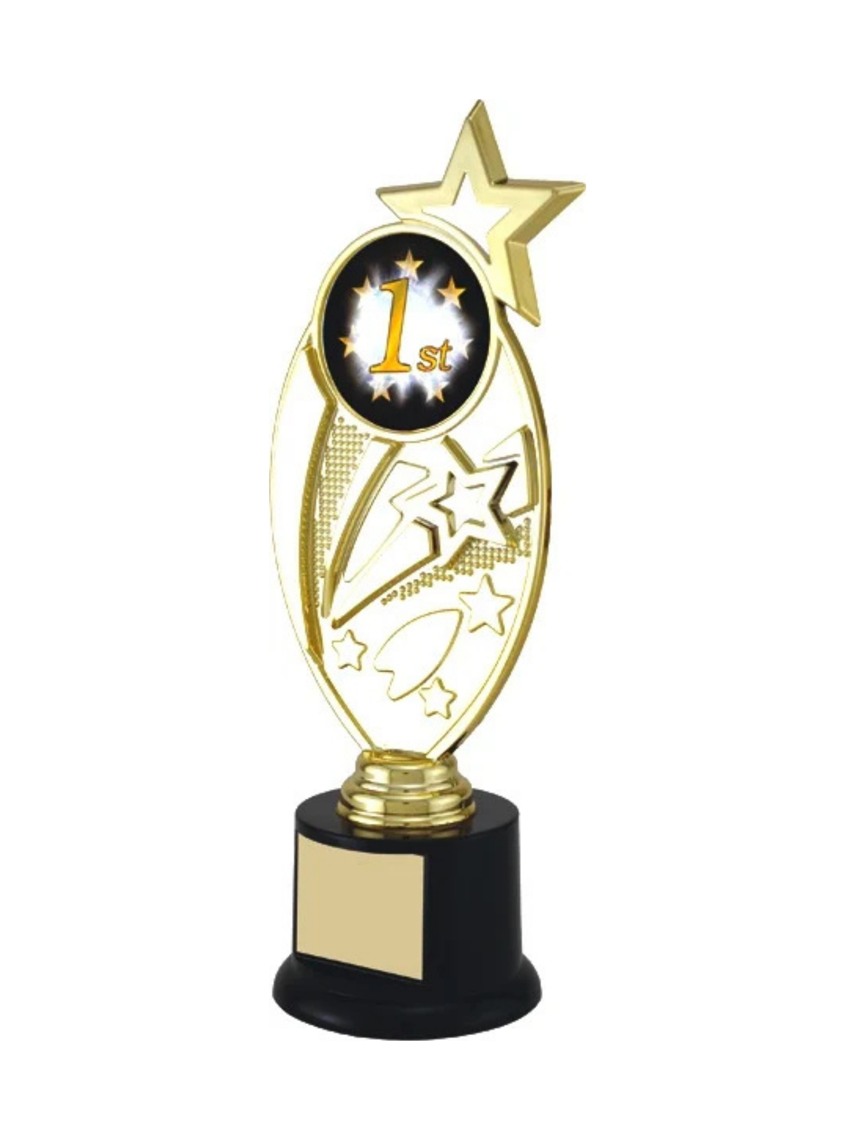 9" Top Star 2" Insert Custom Trophy (Includes Engraving)
