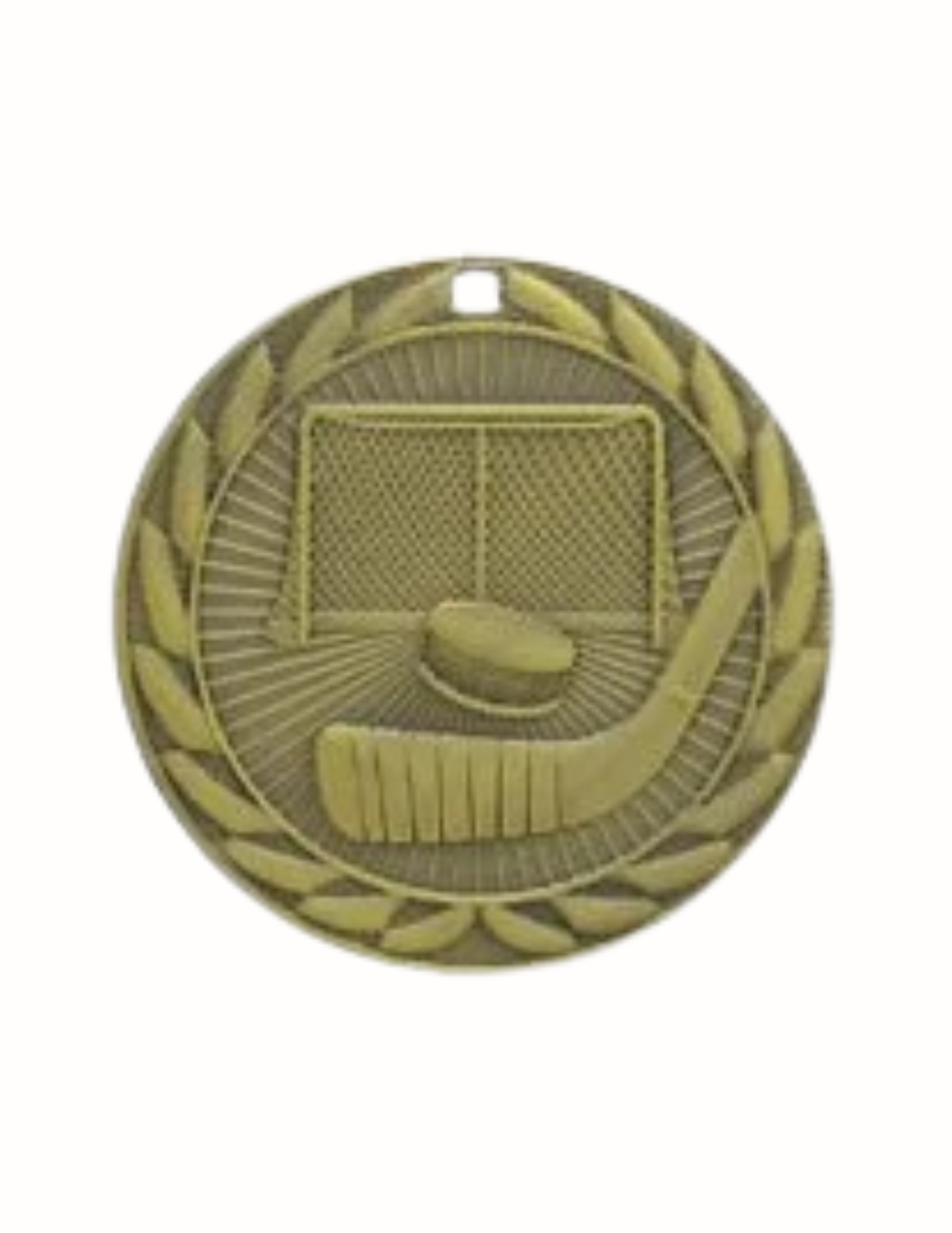 Hockey Iron Medal 2" (Includes Ribbon)