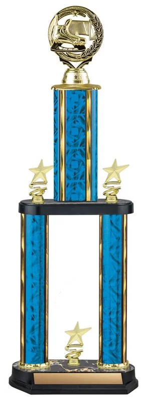 24" Trophy Assembled CHOOSE YOUR COLOR! (Includes Engraving)