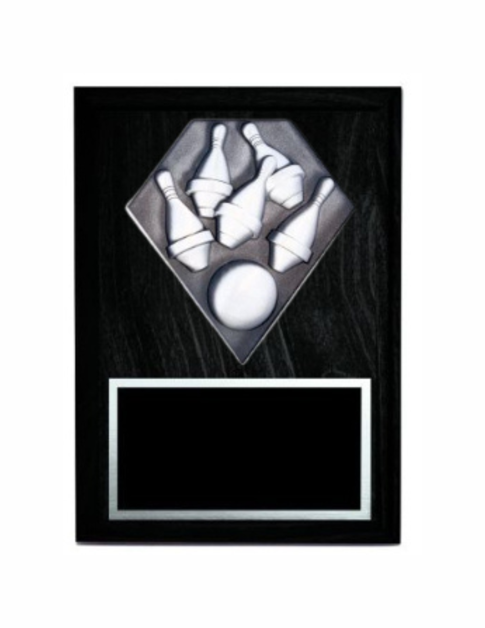 Diamond Emblem 5 Pin Bowling Plaque