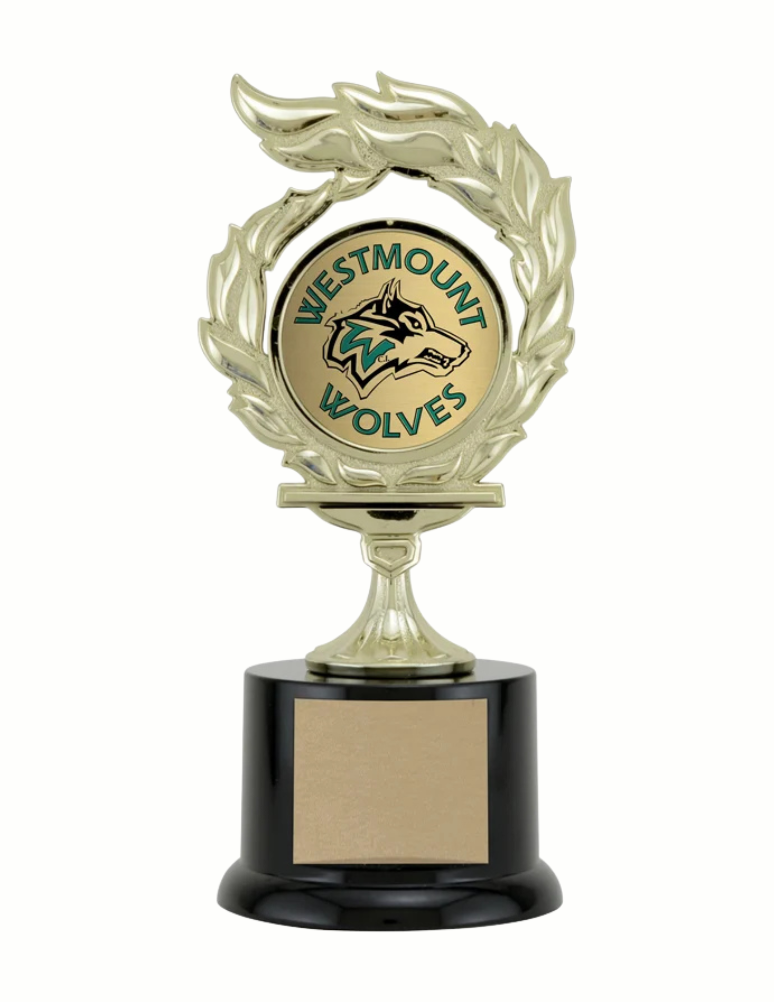 Custom Insert Flame Trophy 7.75" (Includes Engraving)