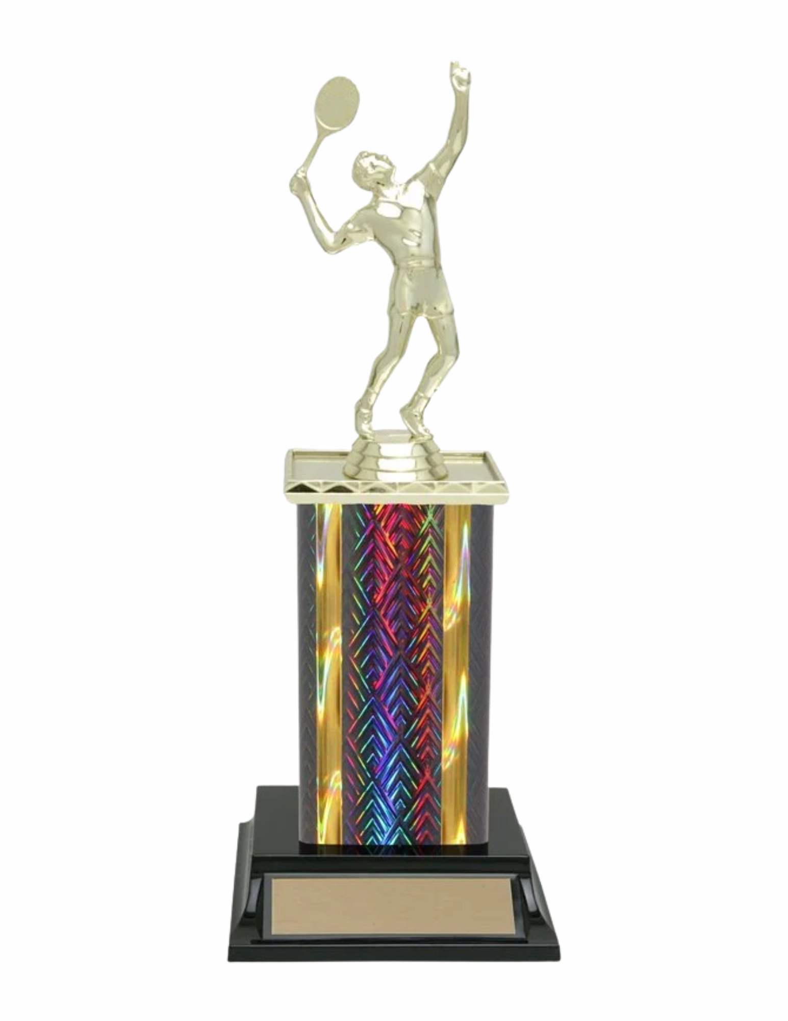 Medium Assembled Trophy- Choose your Color and Trophy Topper!- 3 Sizes  (Includes Engraving)