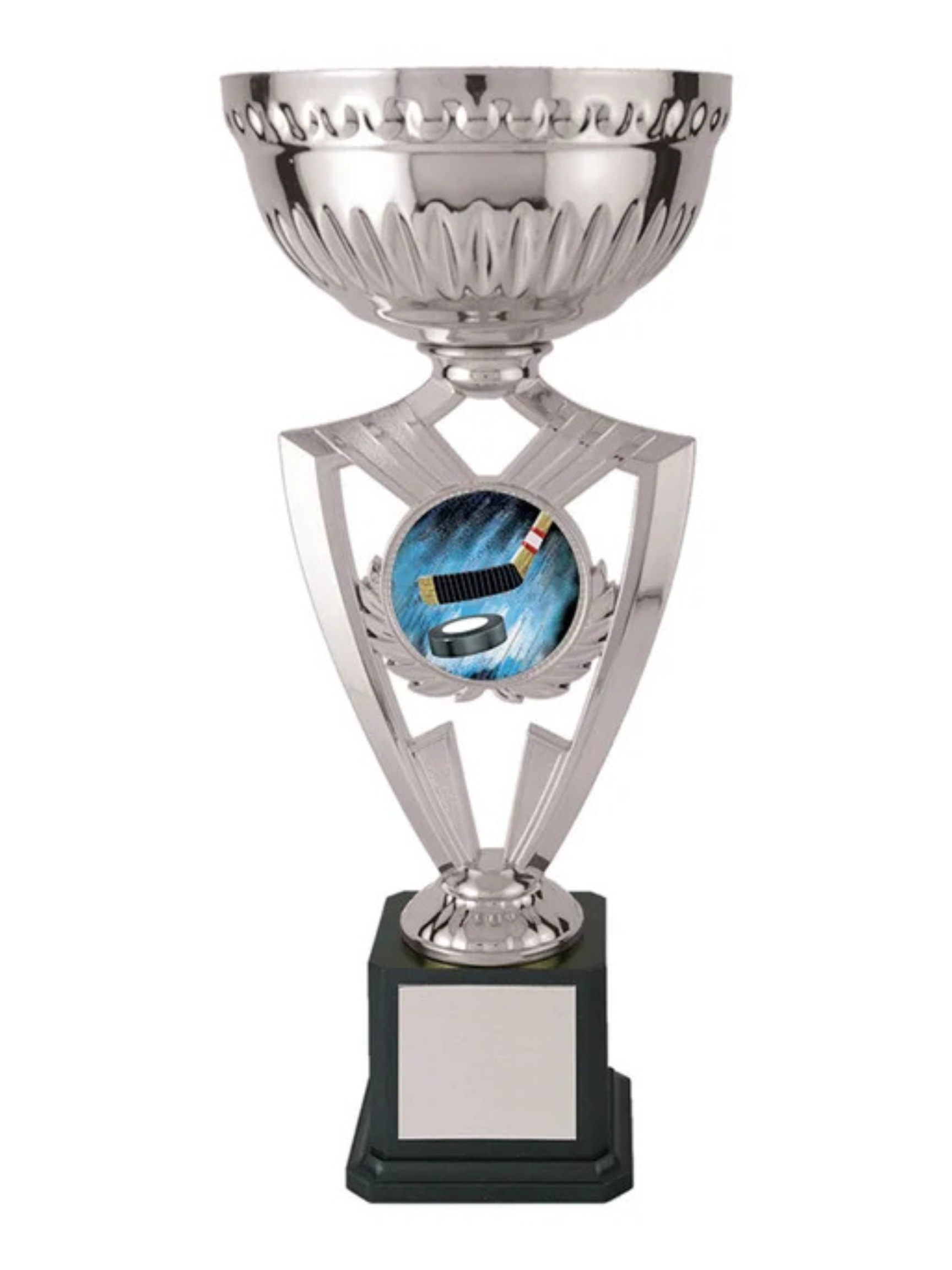 Victory Hockey Cup Silver 2" insert- 5 Sizes (Includes Engraving)