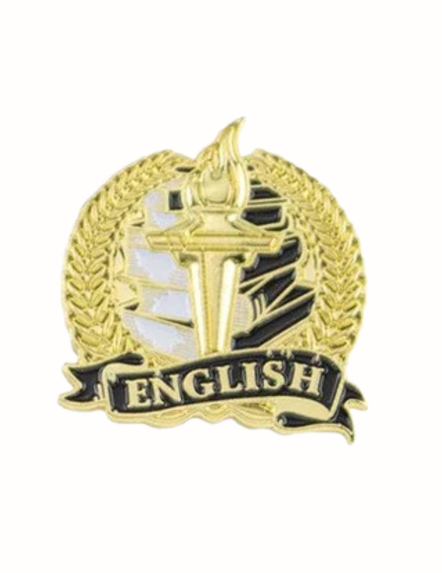Gold Academic English Pin