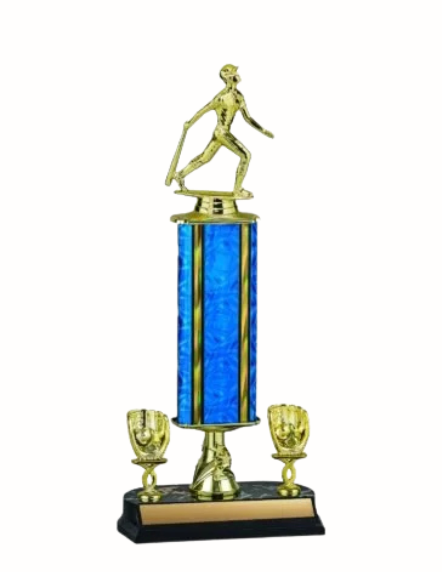 15.5" Trophy Assembled CHOOSE YOUR COLOR AND TOPPER! (Includes Engraving)