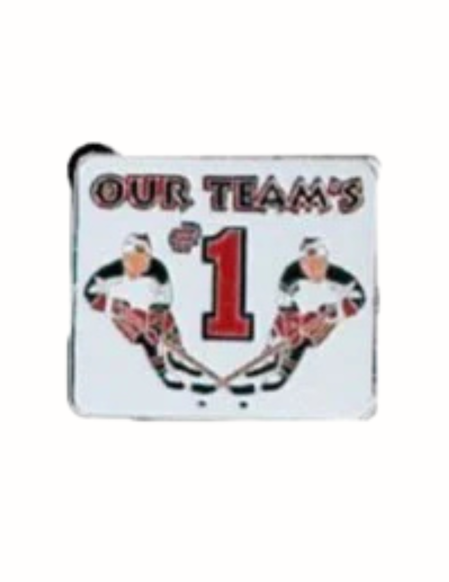 #1 Team Hockey Lapel Pin