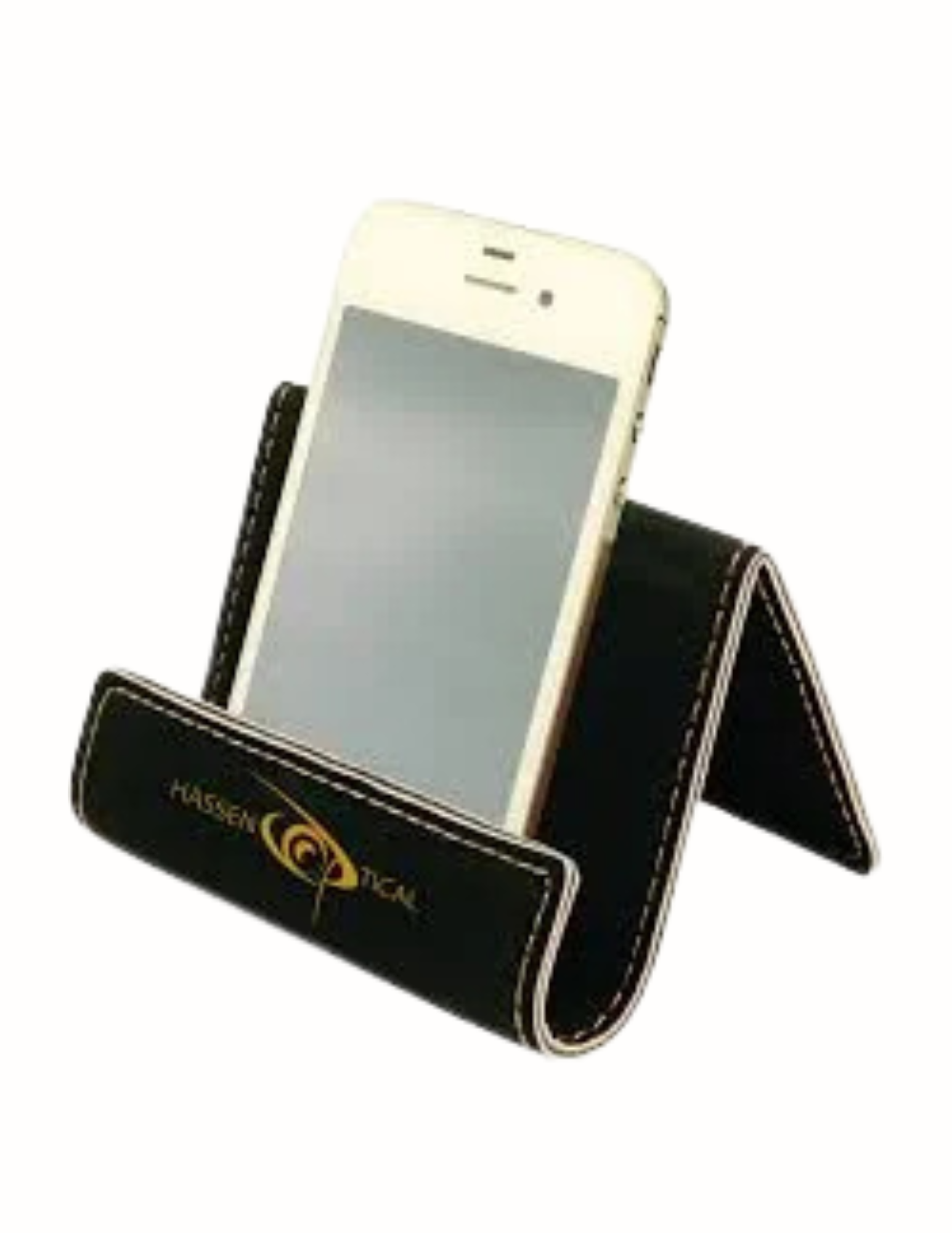 3.5" x 2.5" Laserable Leatherette Phone Holder Easel- 6 Colors (Includes Engraving)