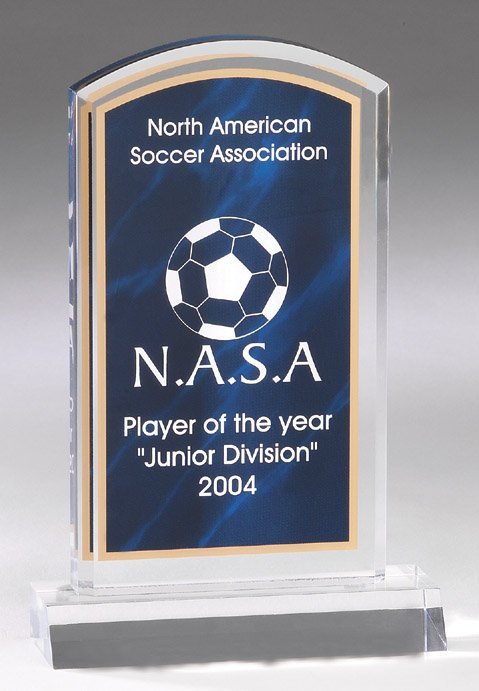 Marble Acrylic Award 5"x7.75"- 2 colors (Includes Engraving)