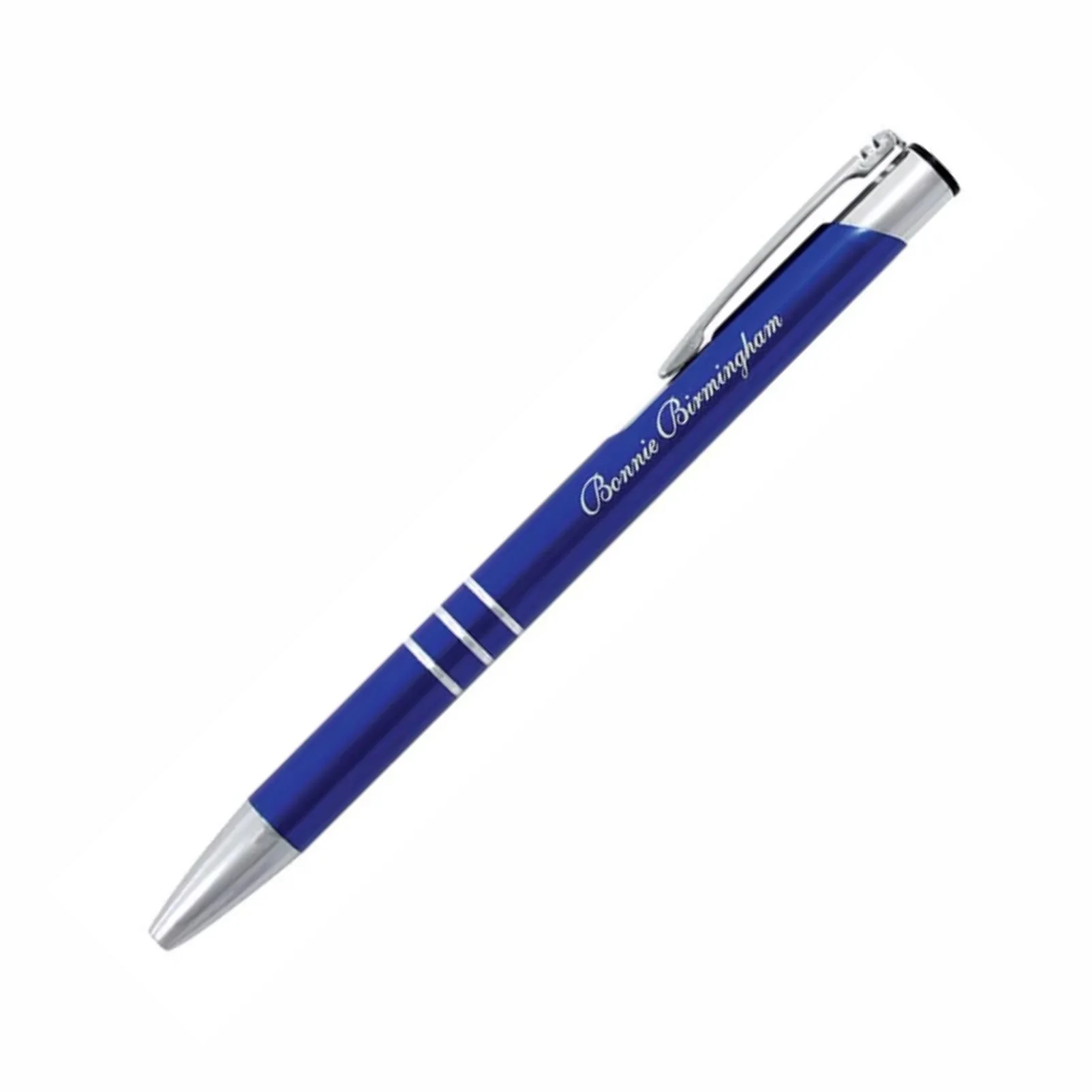 Aluminum Blue Ball Point Pen (Includes Engraving)