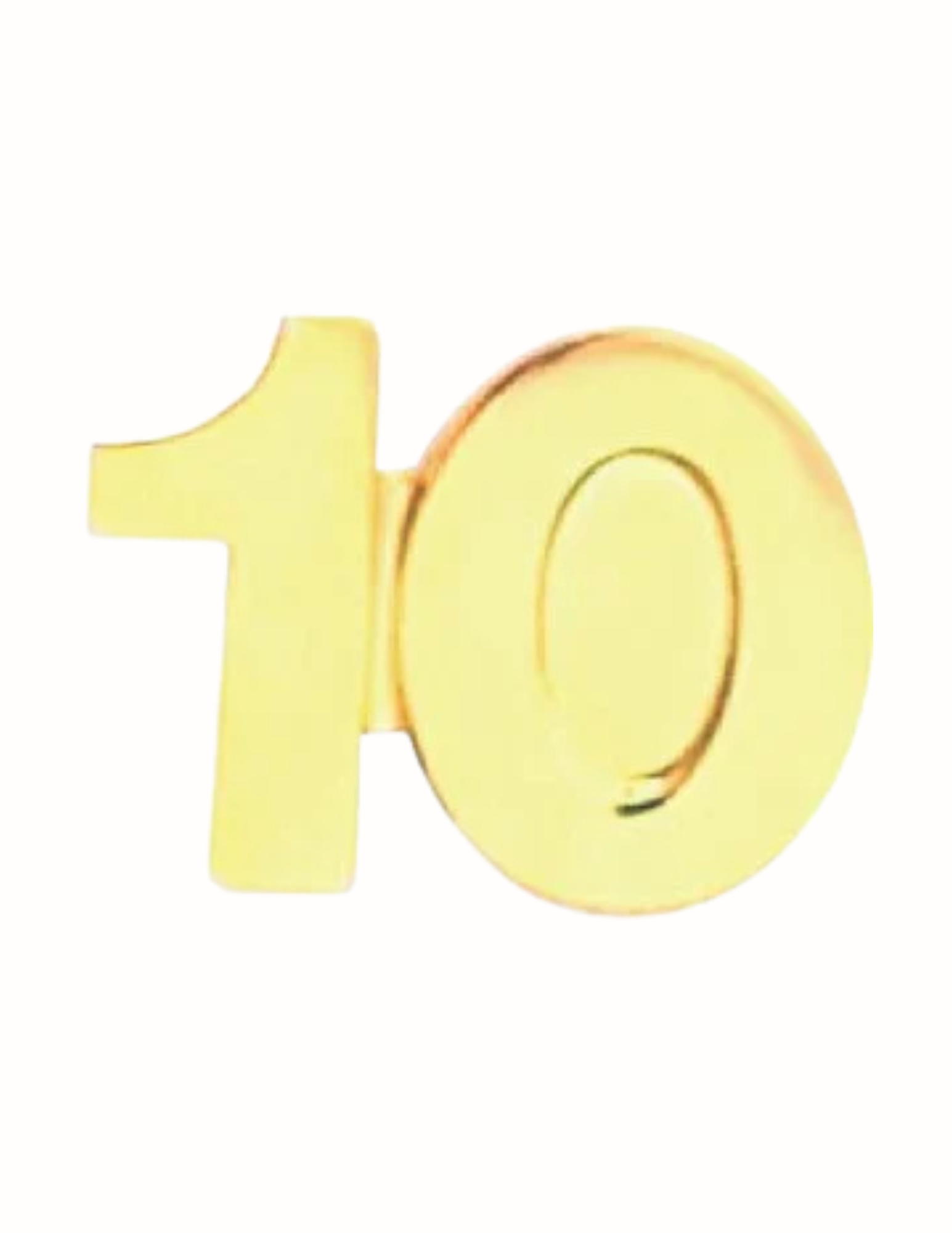 10 Years of Service Pin