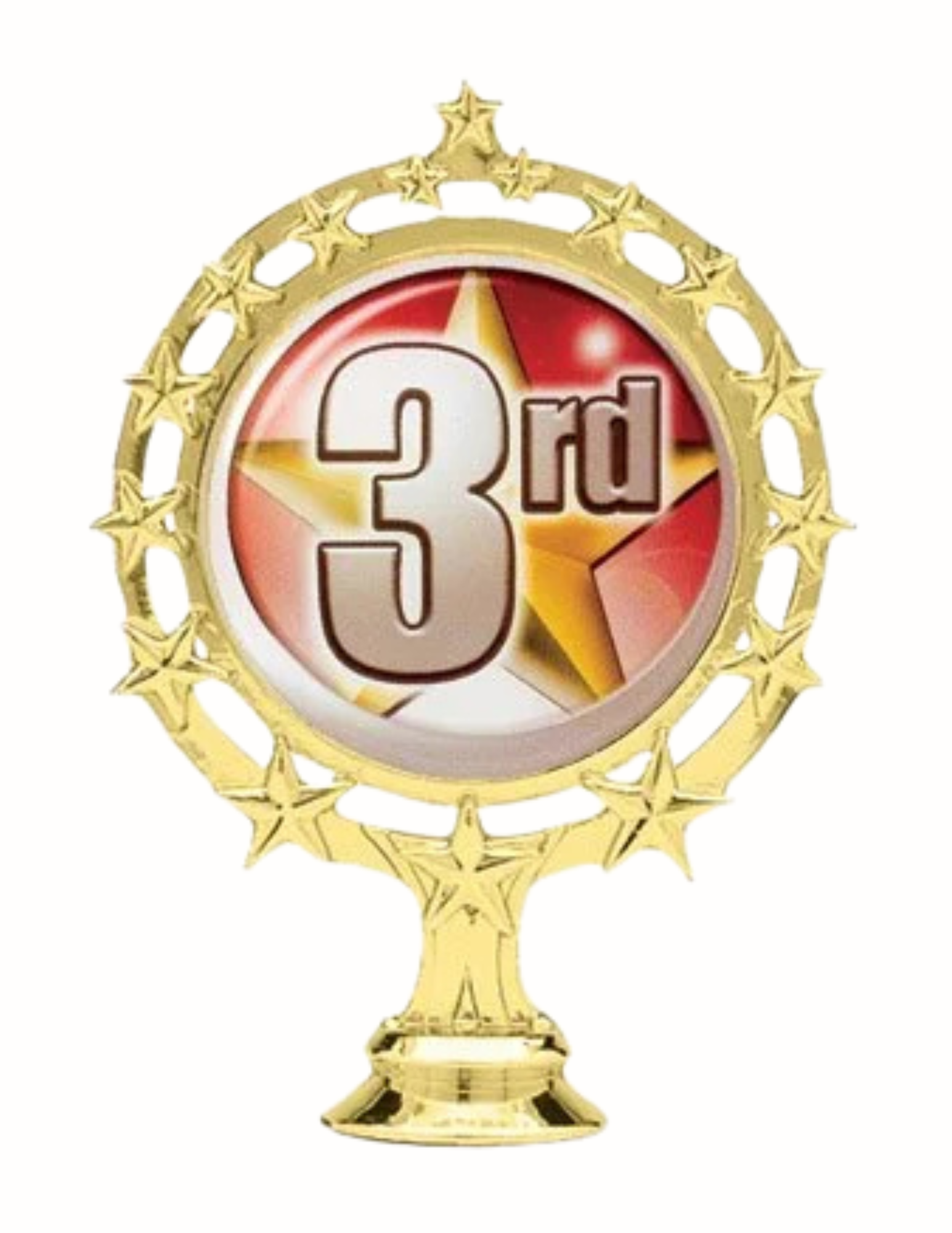 2" Custom Insert Star Holder Trophy Topper 4"
