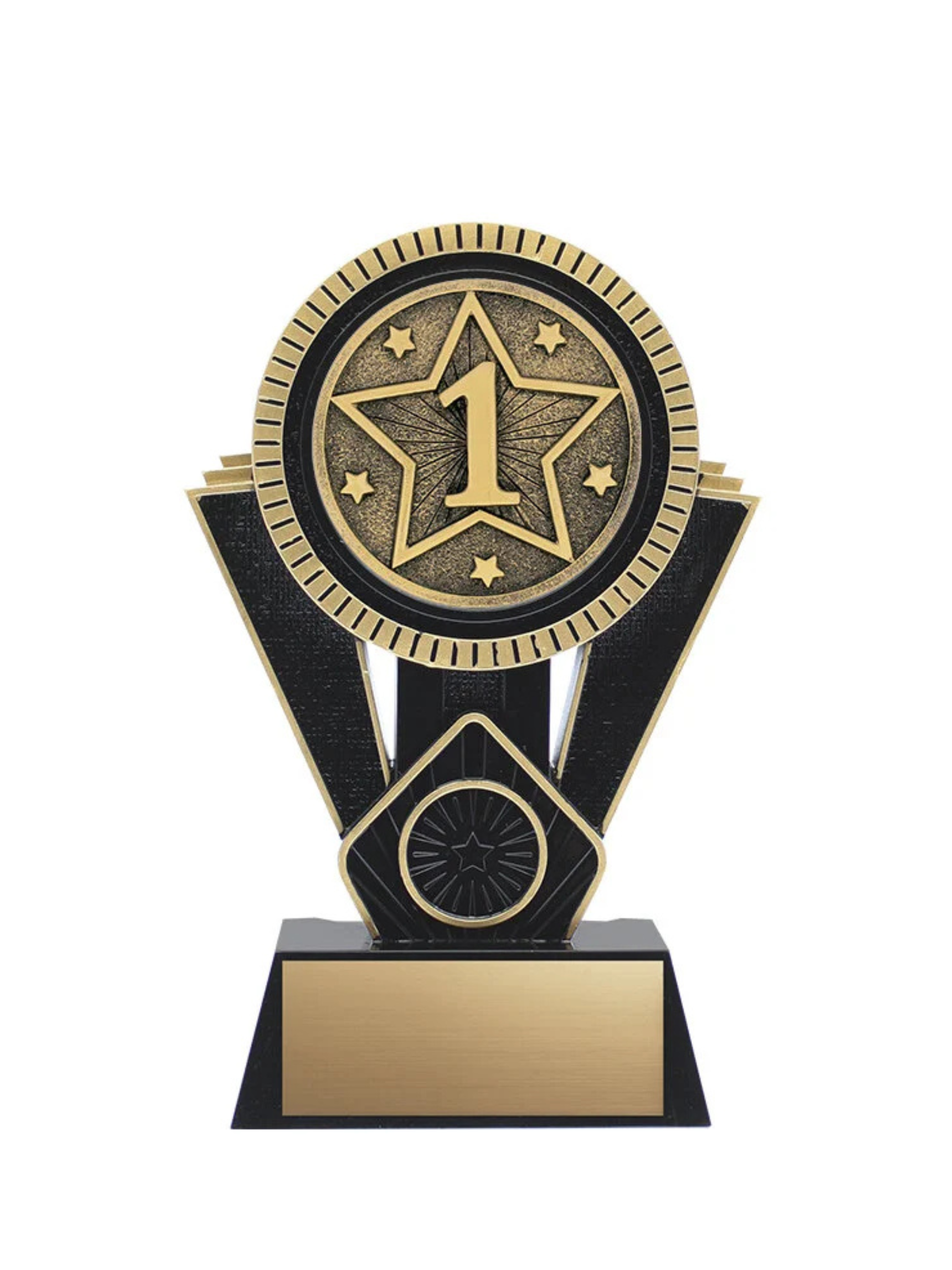 Apex 1st Place Resin Trophy- 4 Sizes, 2 Colors (Includes Engraving)