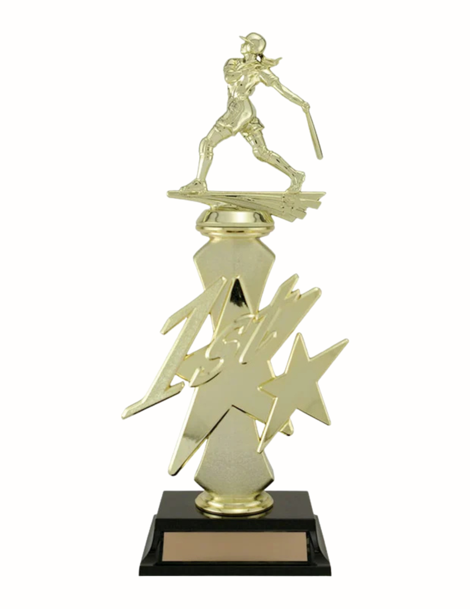 Placing Trophy CHOOSE YOUR TOPPER! (Includes Engraving)
