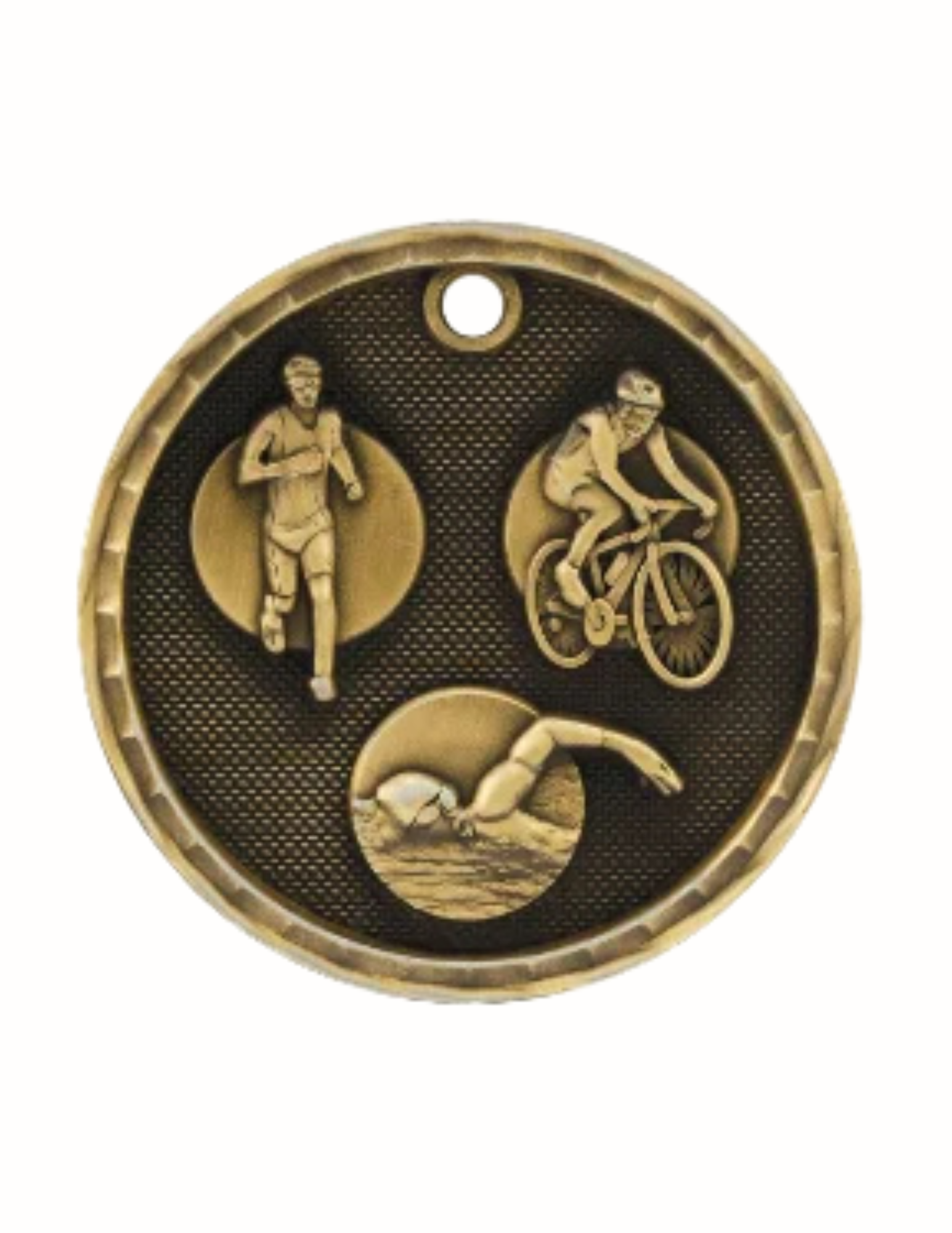 Antique Triathlon Medal