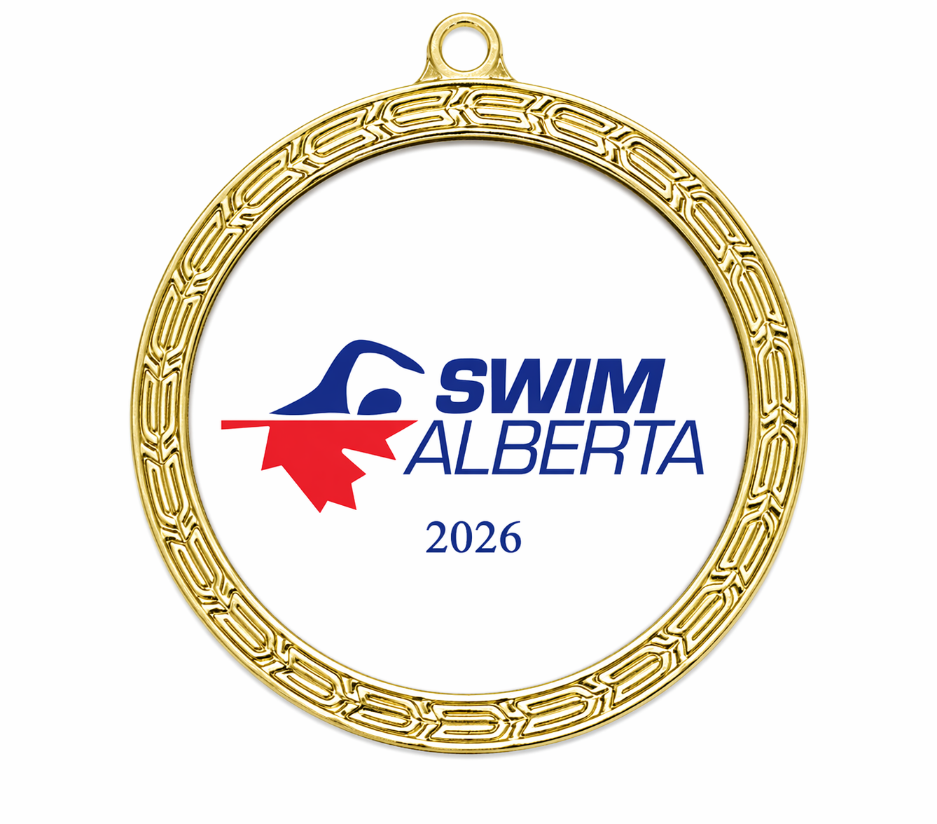 2.5" Arrow Swimming Medal (Includes Ribbon)