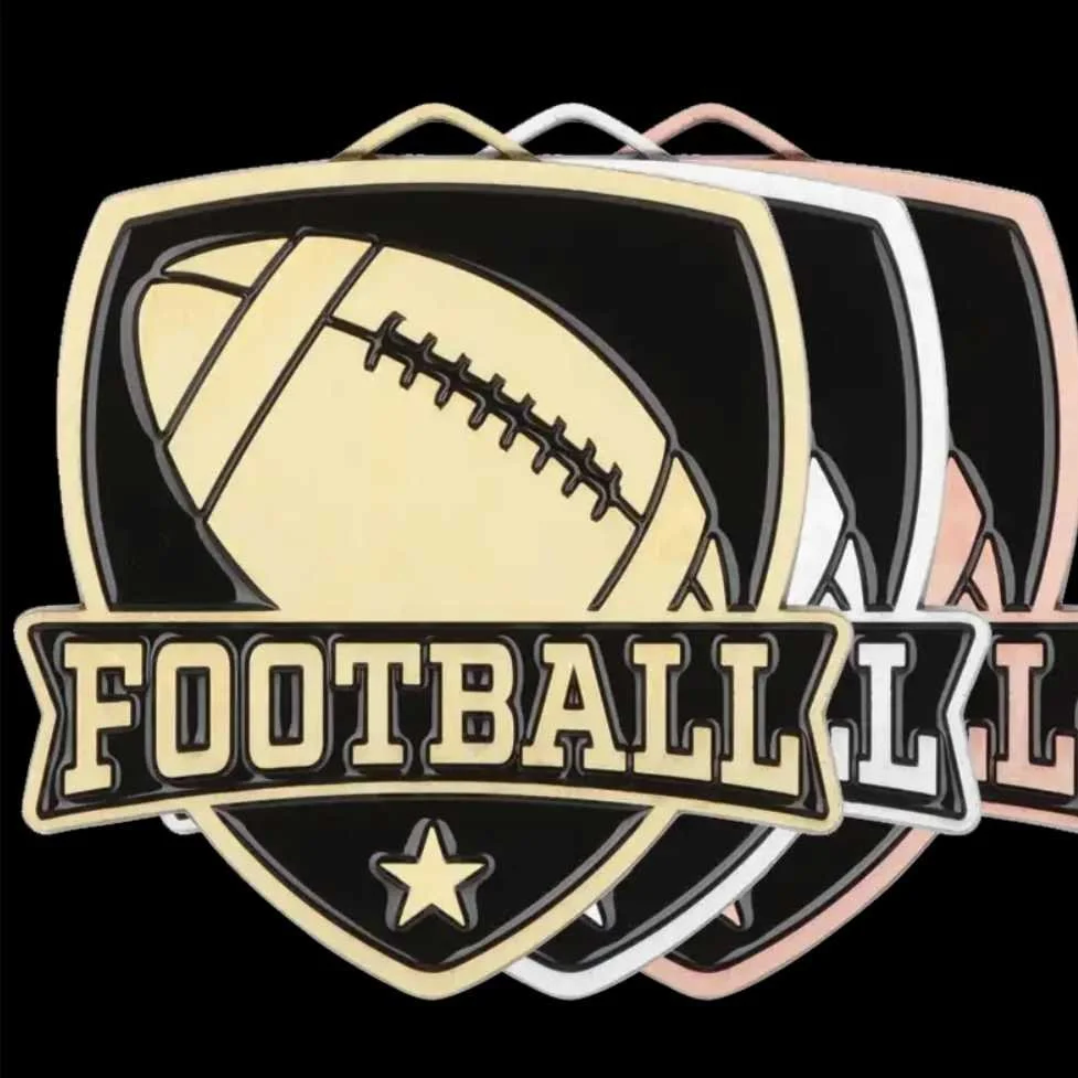 Varsity Football Medal 2.375" (Includes Ribbon)
