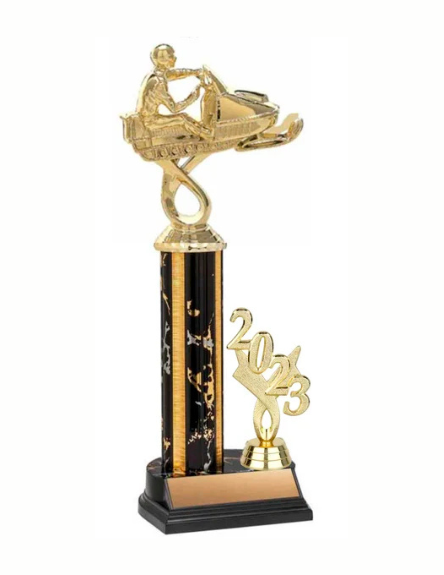 Snowmobile 12" Trophy Assembled (Includes Engraving)