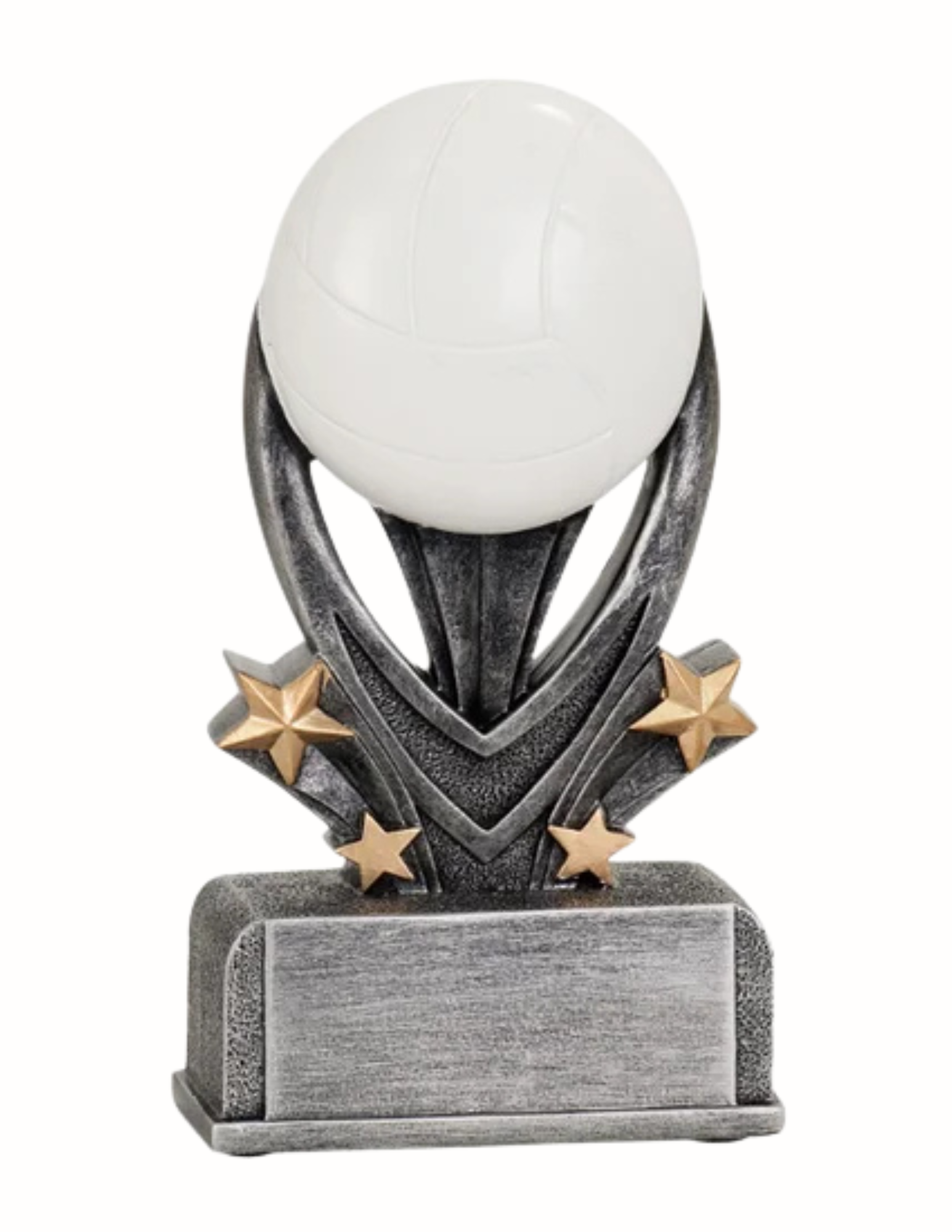 Varsity Resin Volleyball Trophy- 2 Sizes (Includes Engraving)