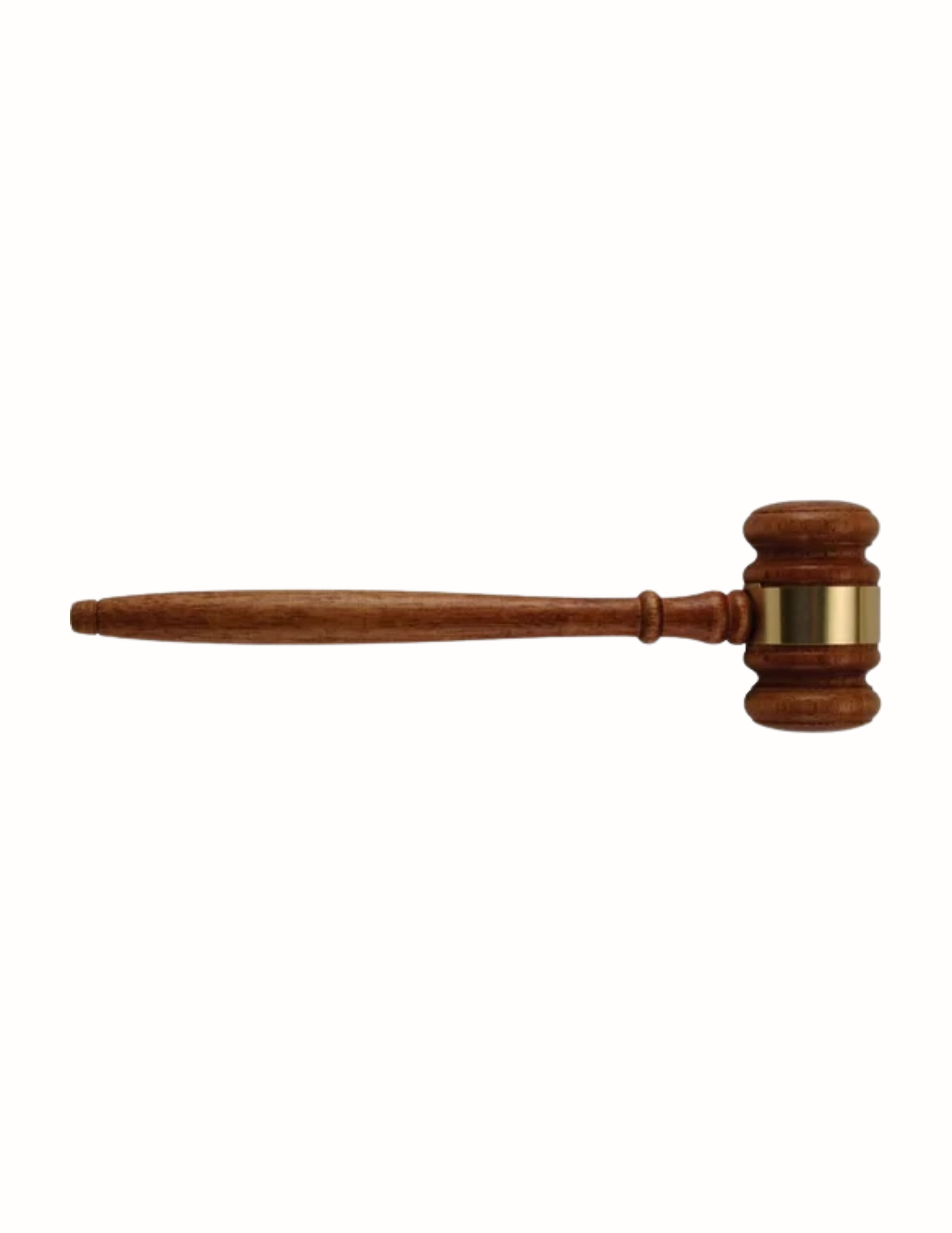 Walnut Finish Gavel 10" (Includes Engraving)
