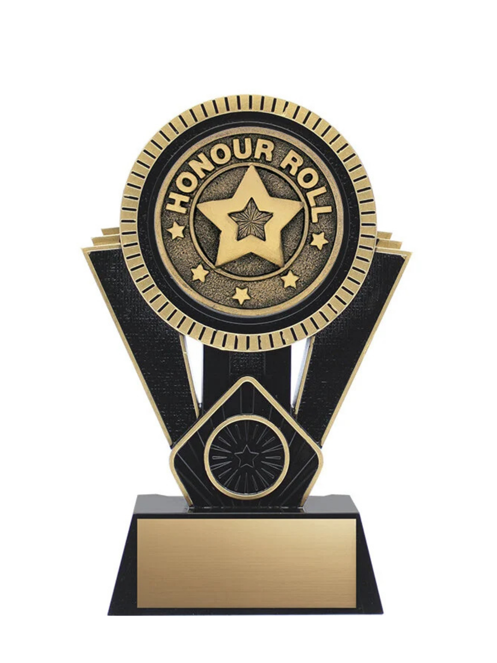 Apex Honor Roll Resin Trophy- 4 Sizes, 2 Colors (Includes Engraving)