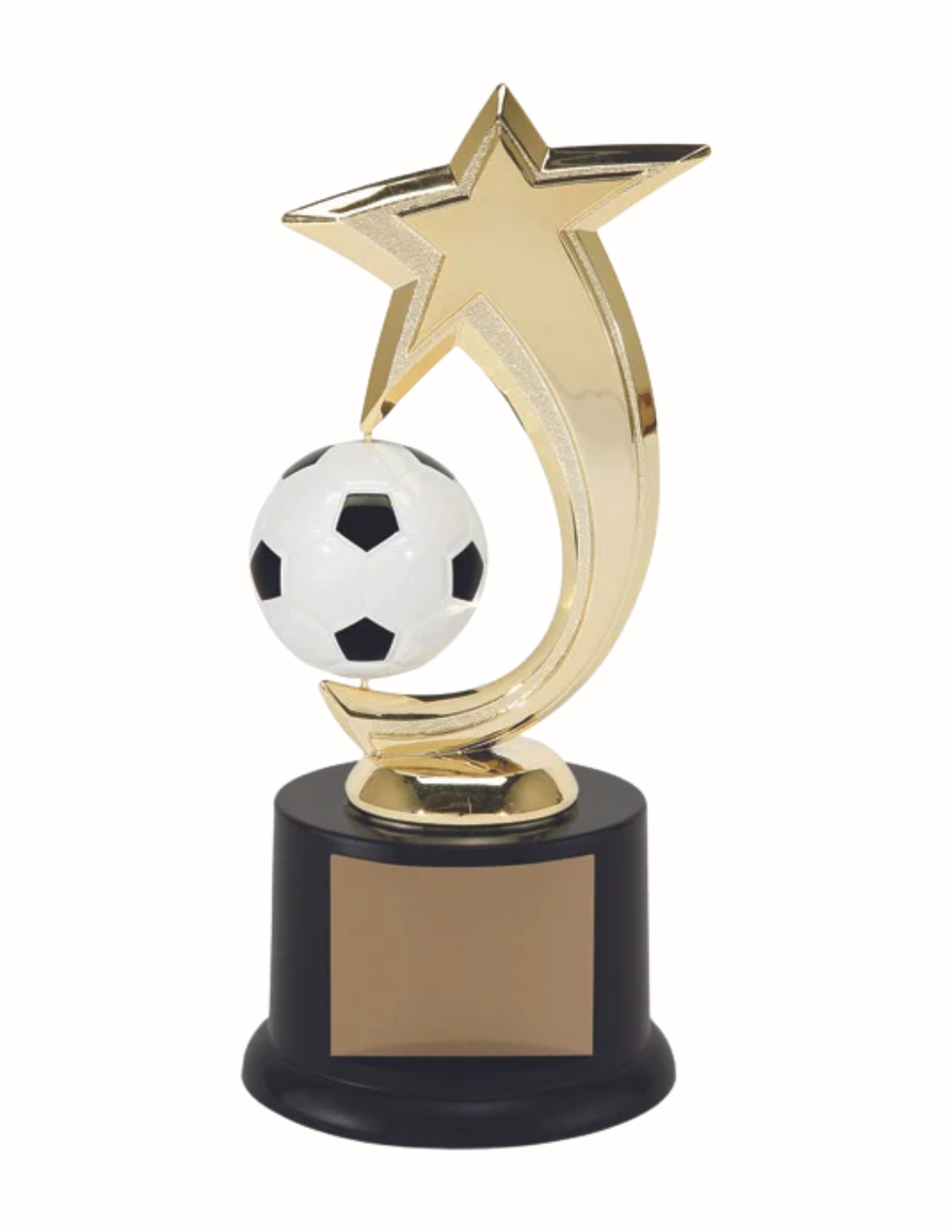 Star Spinner Soccer Trophy 8" (Includes Engraving)