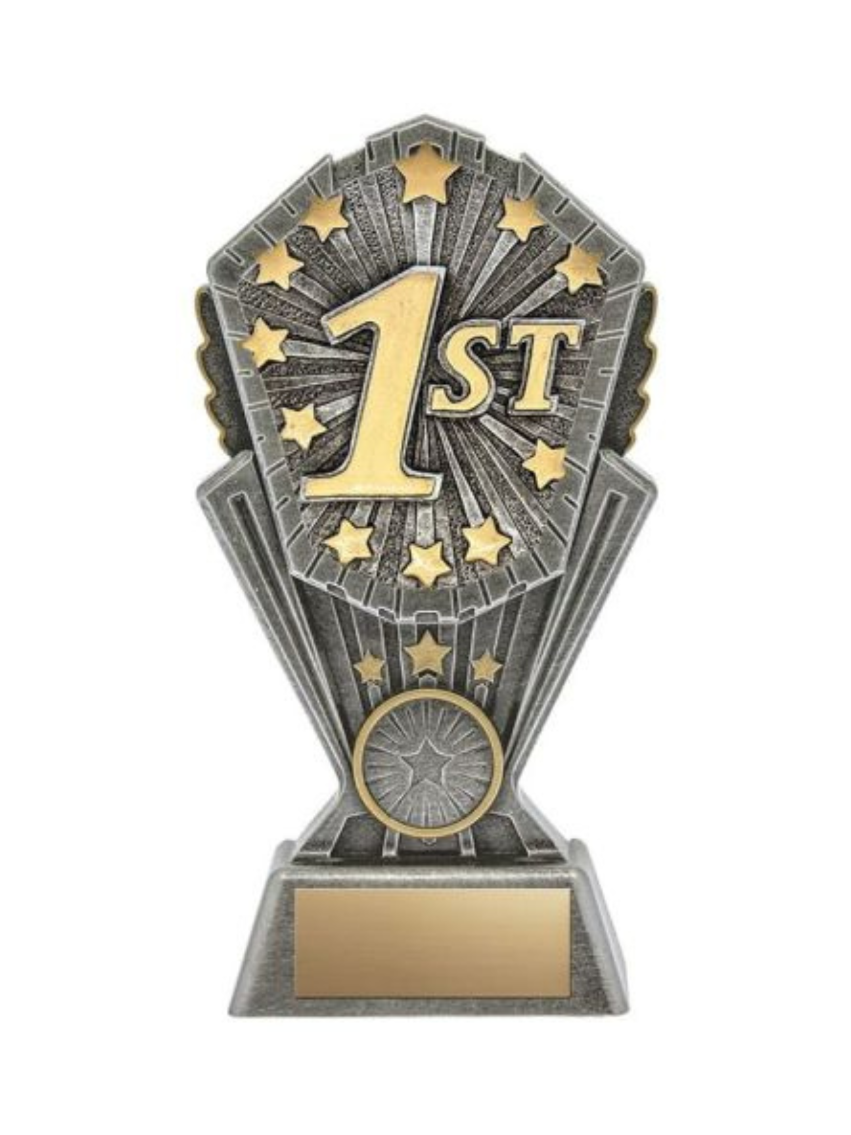 1st Place Cosmos Resin Trophy- 4 Sizes (Includes Engraving)