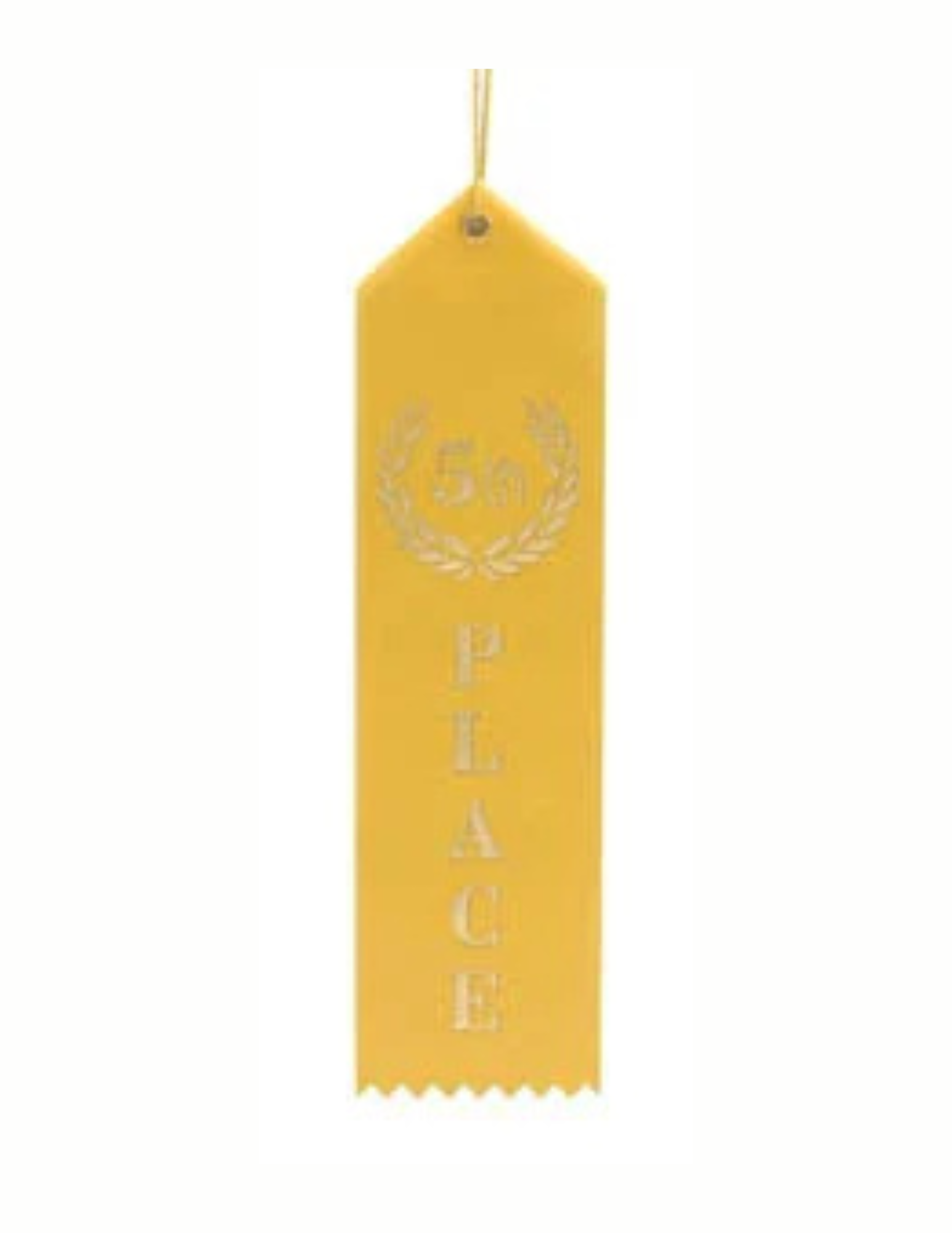Yellow 5th Place Ribbon