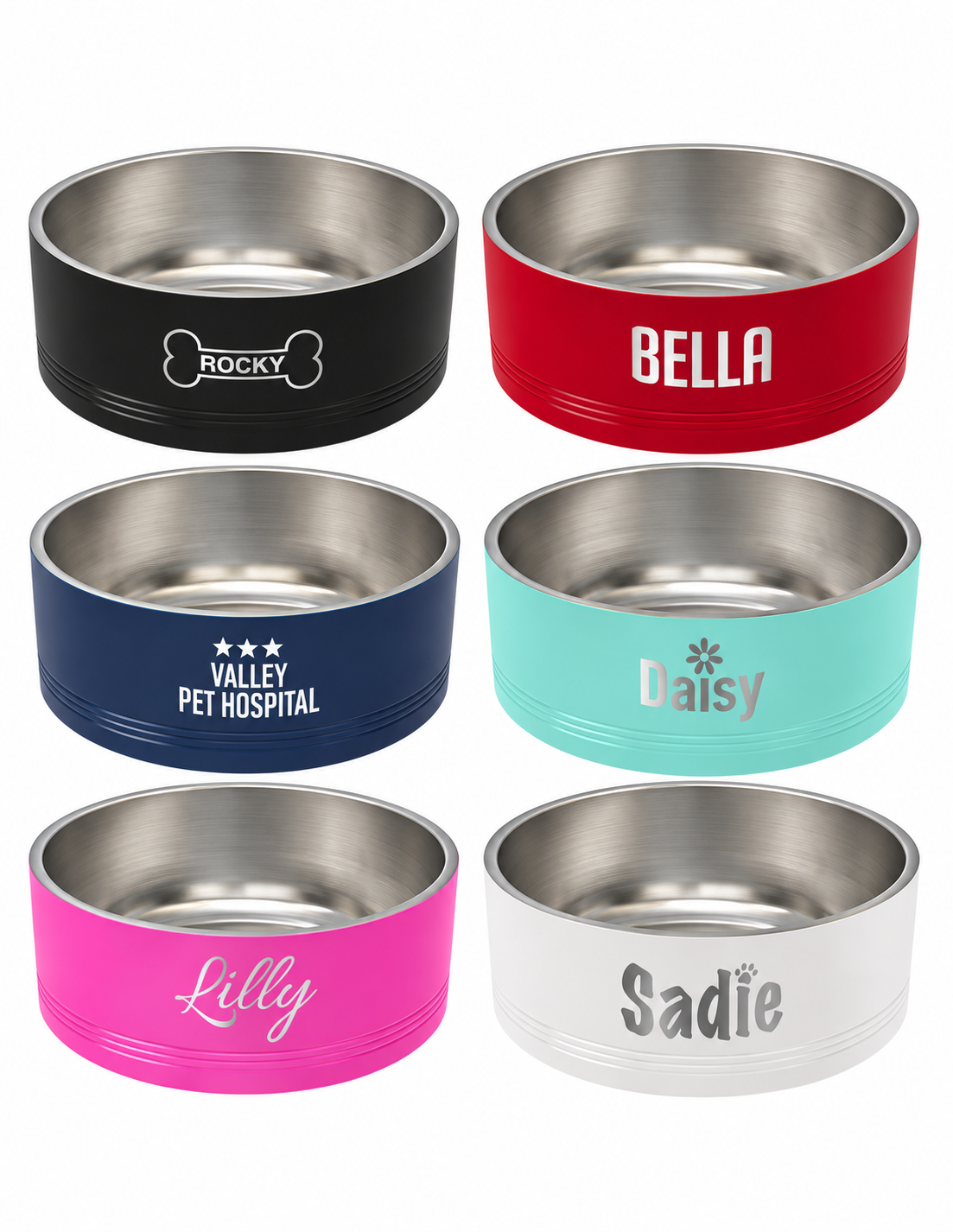Polar Camel Pet Bowl - 3 sizes (Includes Engraving)