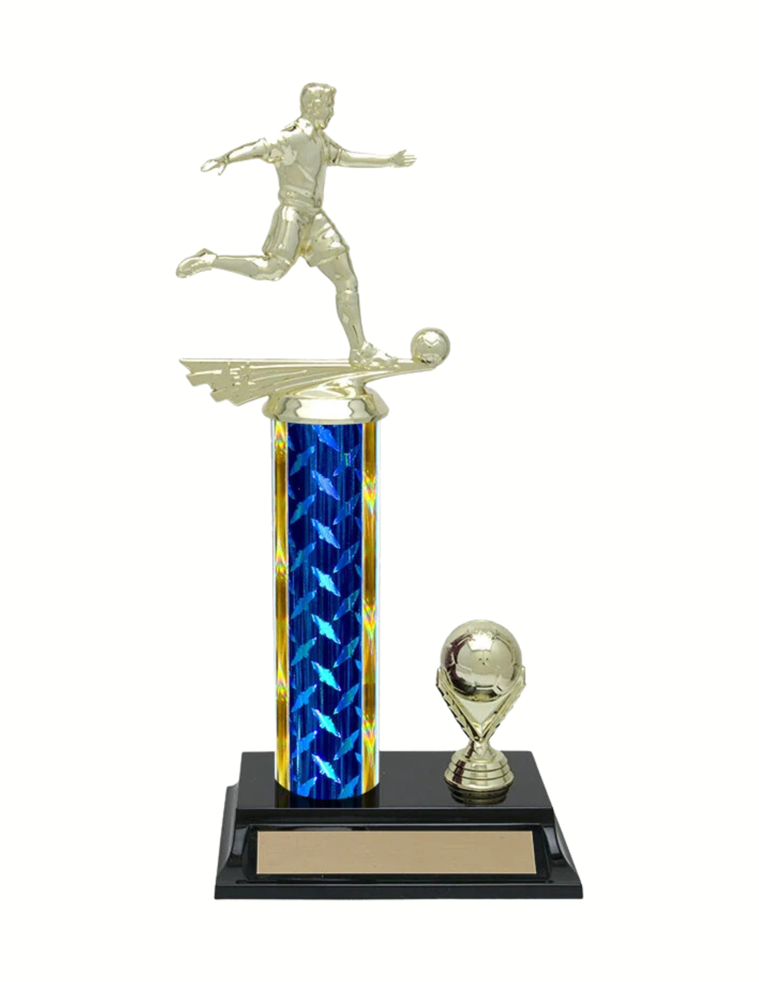 Trophy CHOOSE YOUR COLOR AND TOPPER!- 3 Sizes (Includes Engraving)