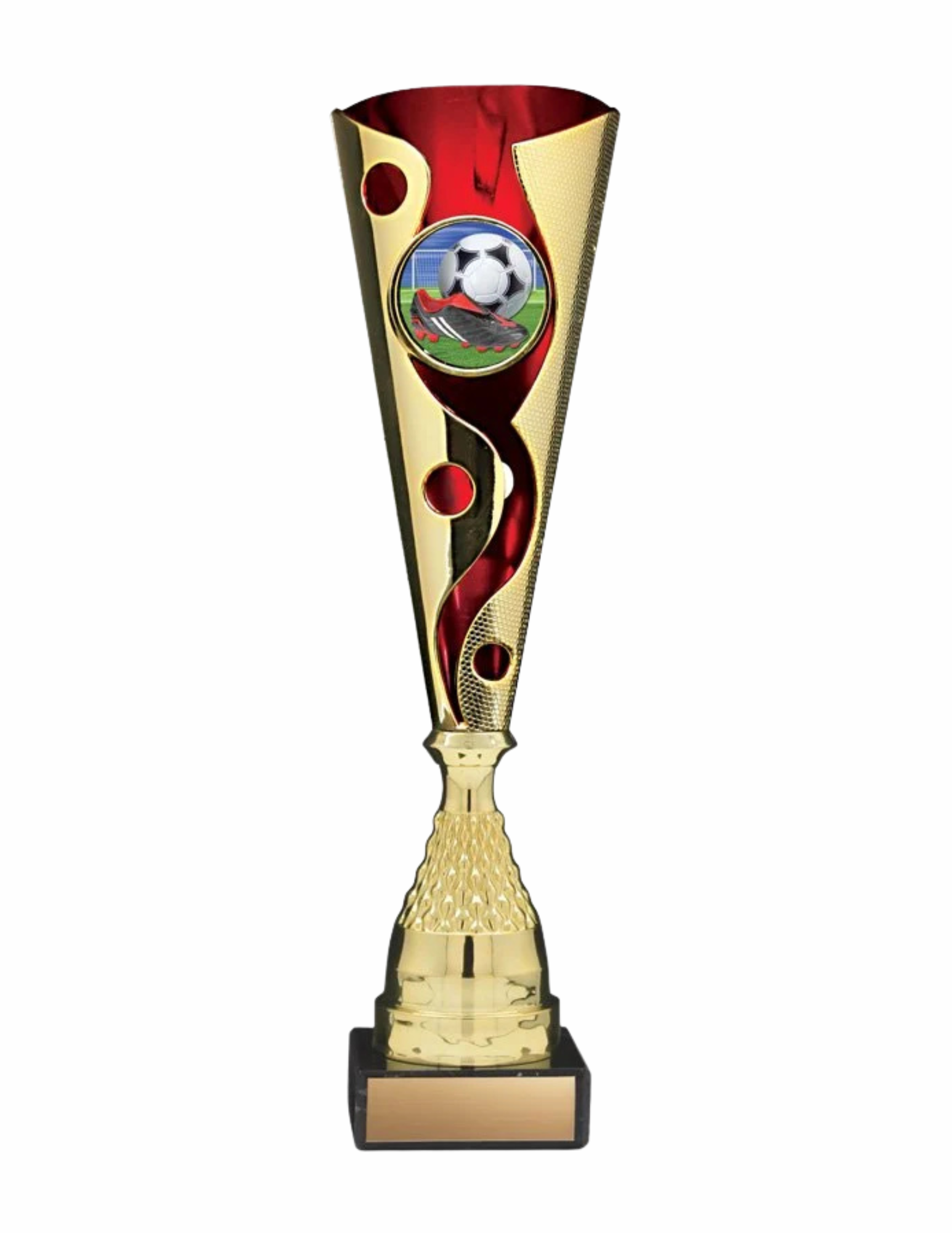 Custom Insert Fire & Ice Space Volleyball Trophy