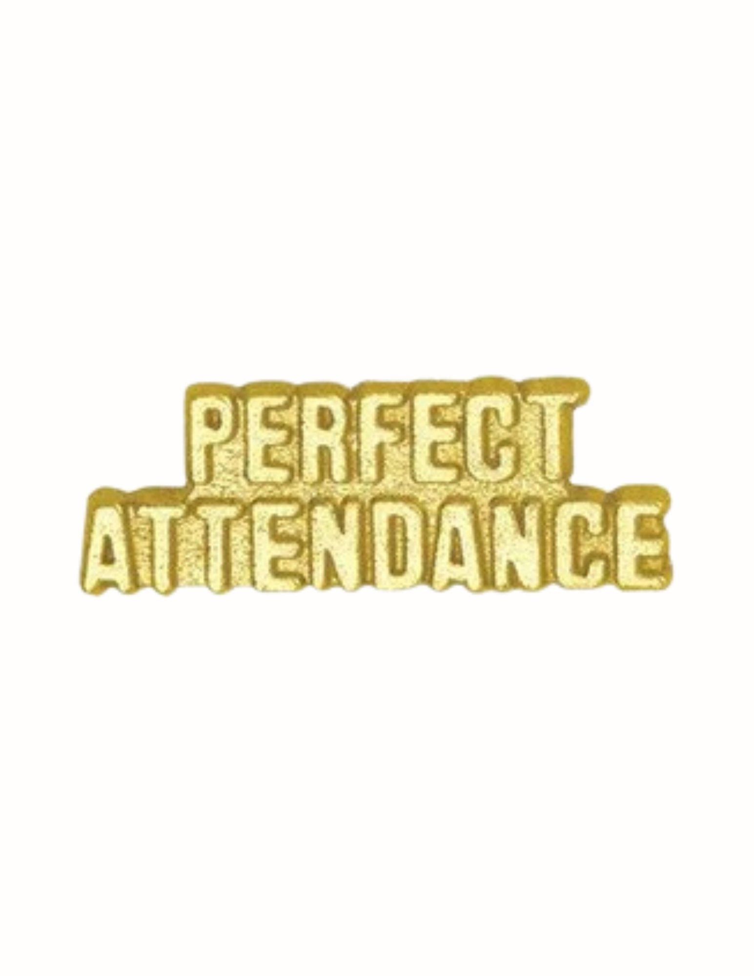 Perfect Attendance Chenille Pin