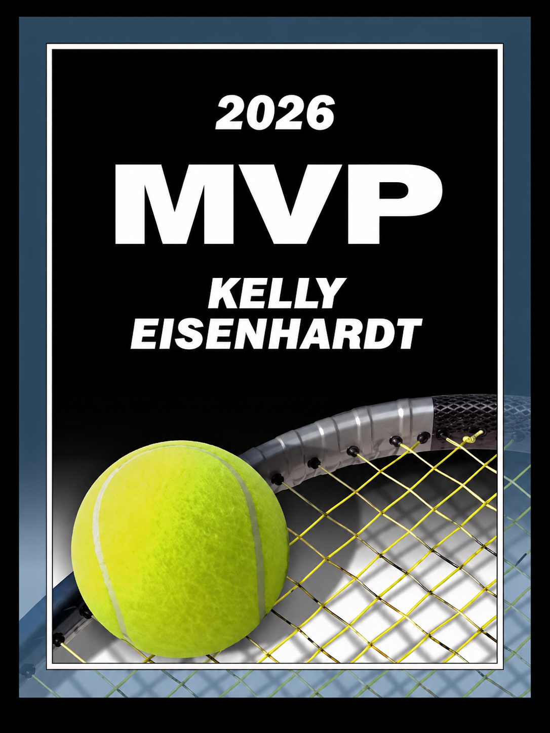 Graphic Tennis Plaque- 2 Sizes (Includes Engraving)