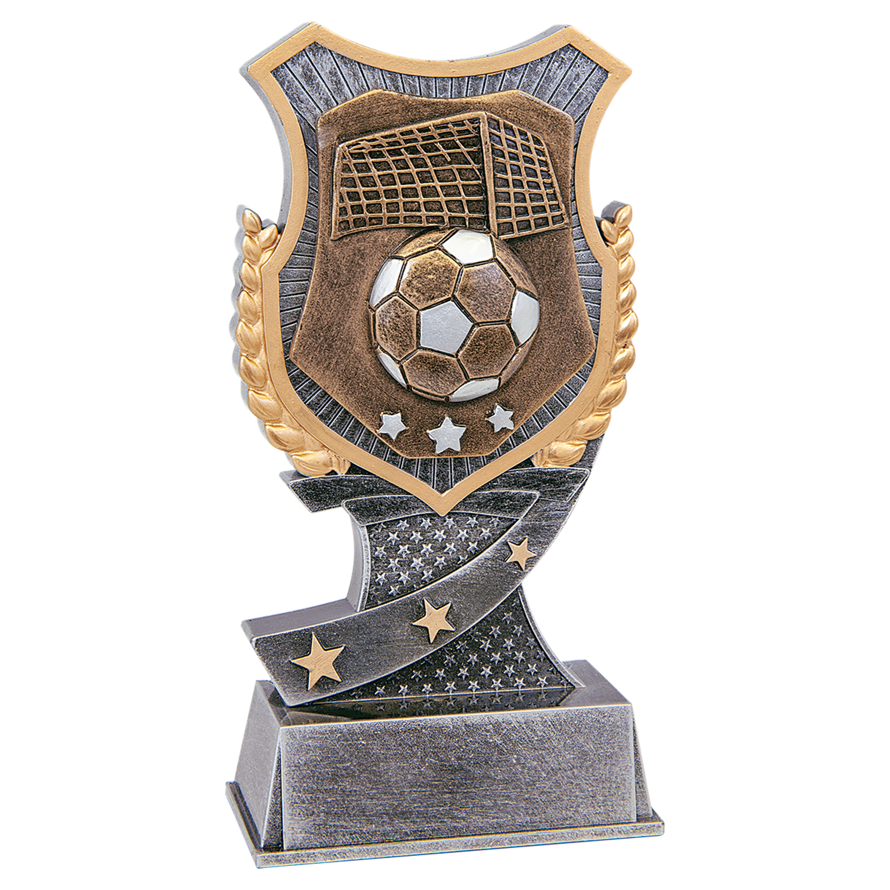 Soccer Shield Award- 2 Sizes (Includes Engraving)
