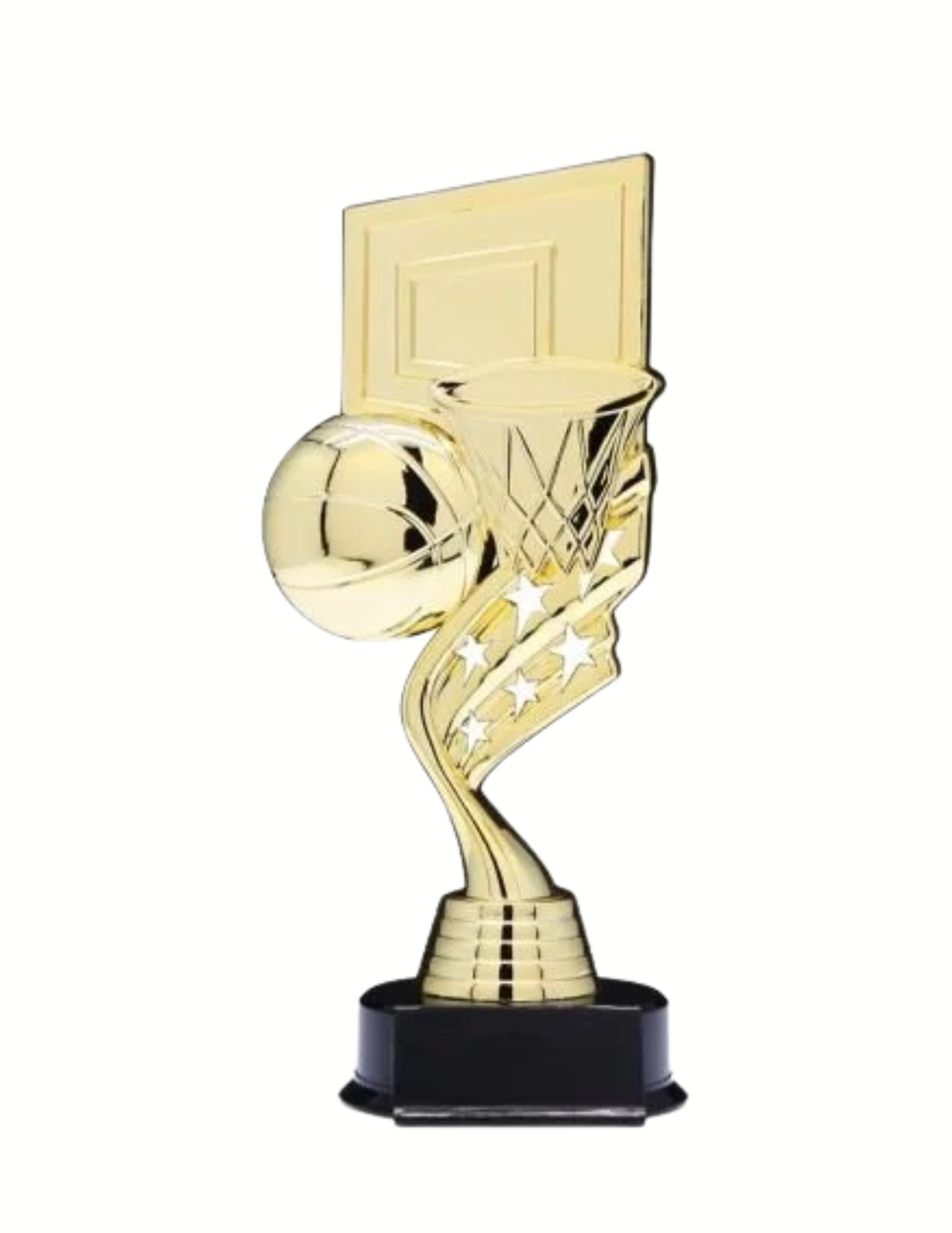 Helix Series Basketball Trophy 8.5"- 2 Finishes (Includes Engraving)