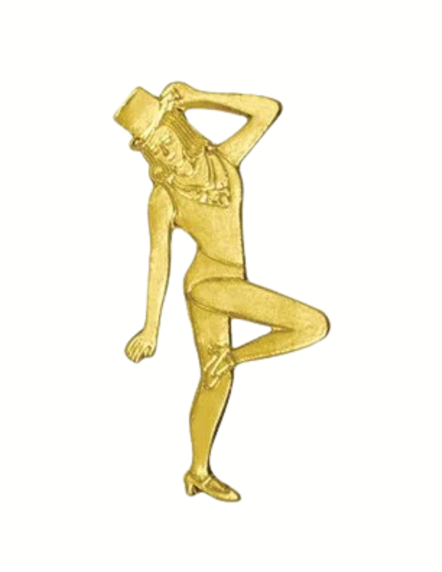 Gold Dance Chenille Pin
