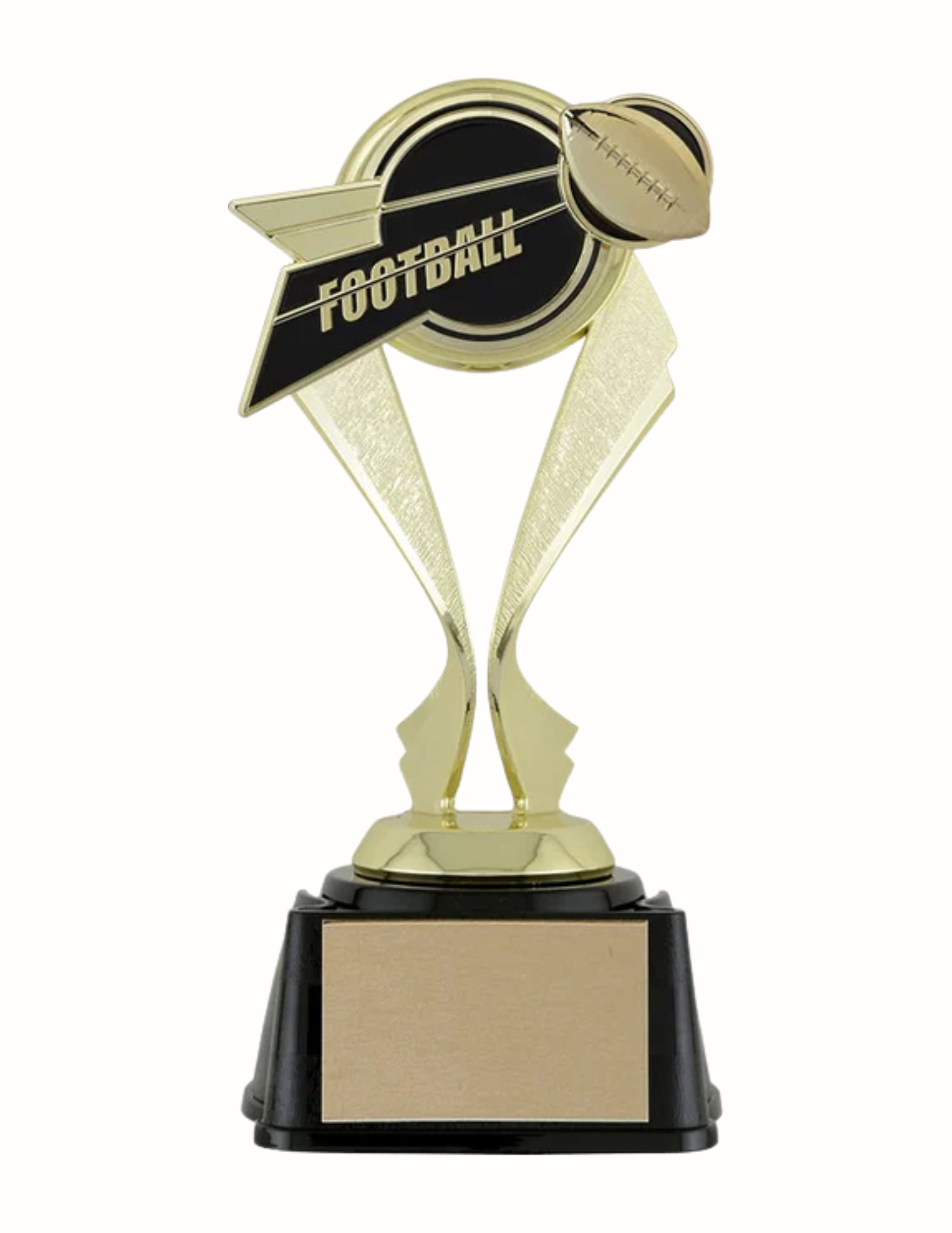 Bullseye Football Trophy 7" (Includes Engraving)