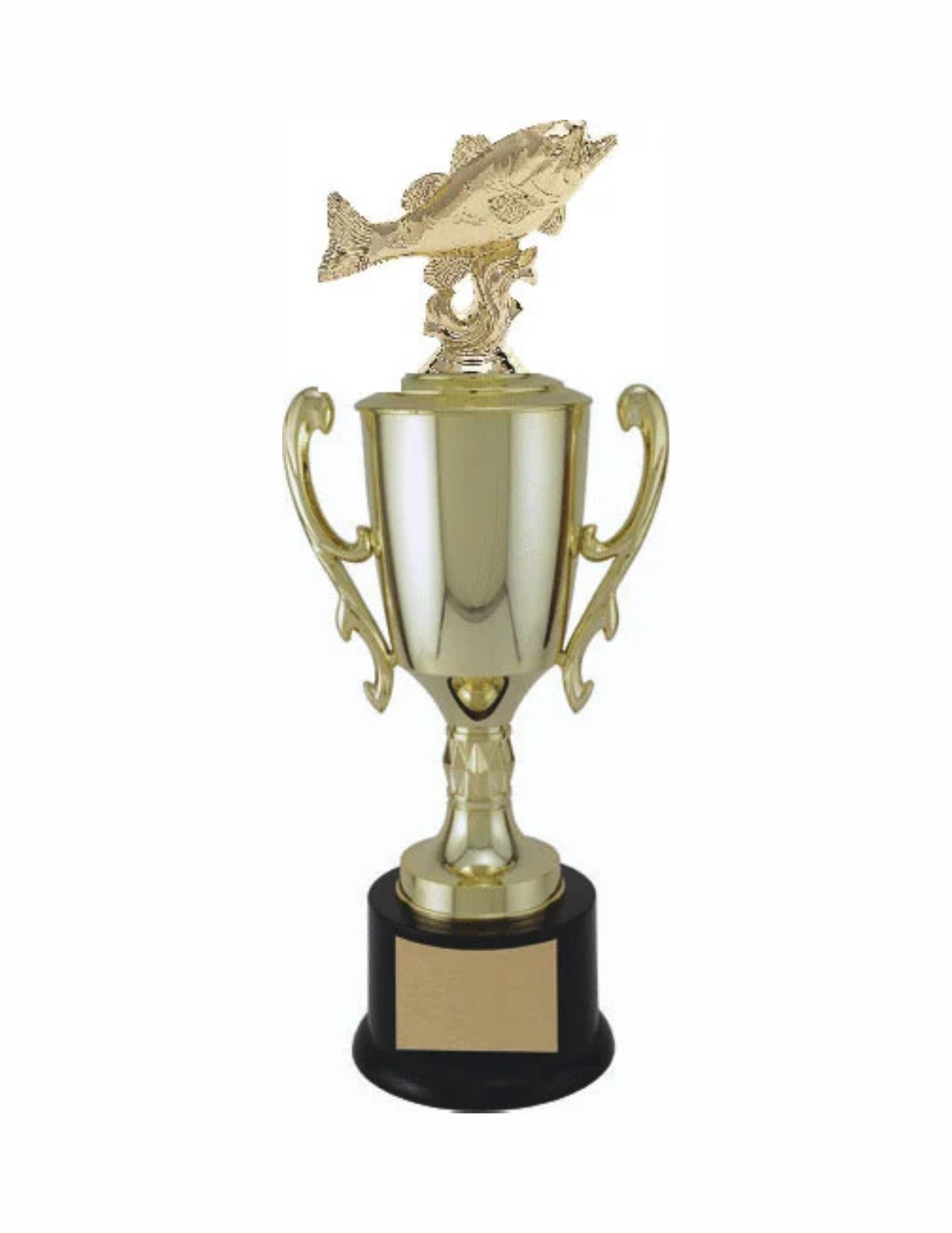Challice Cup Fishing Trophy Assorted 14" (Includes Engraving)