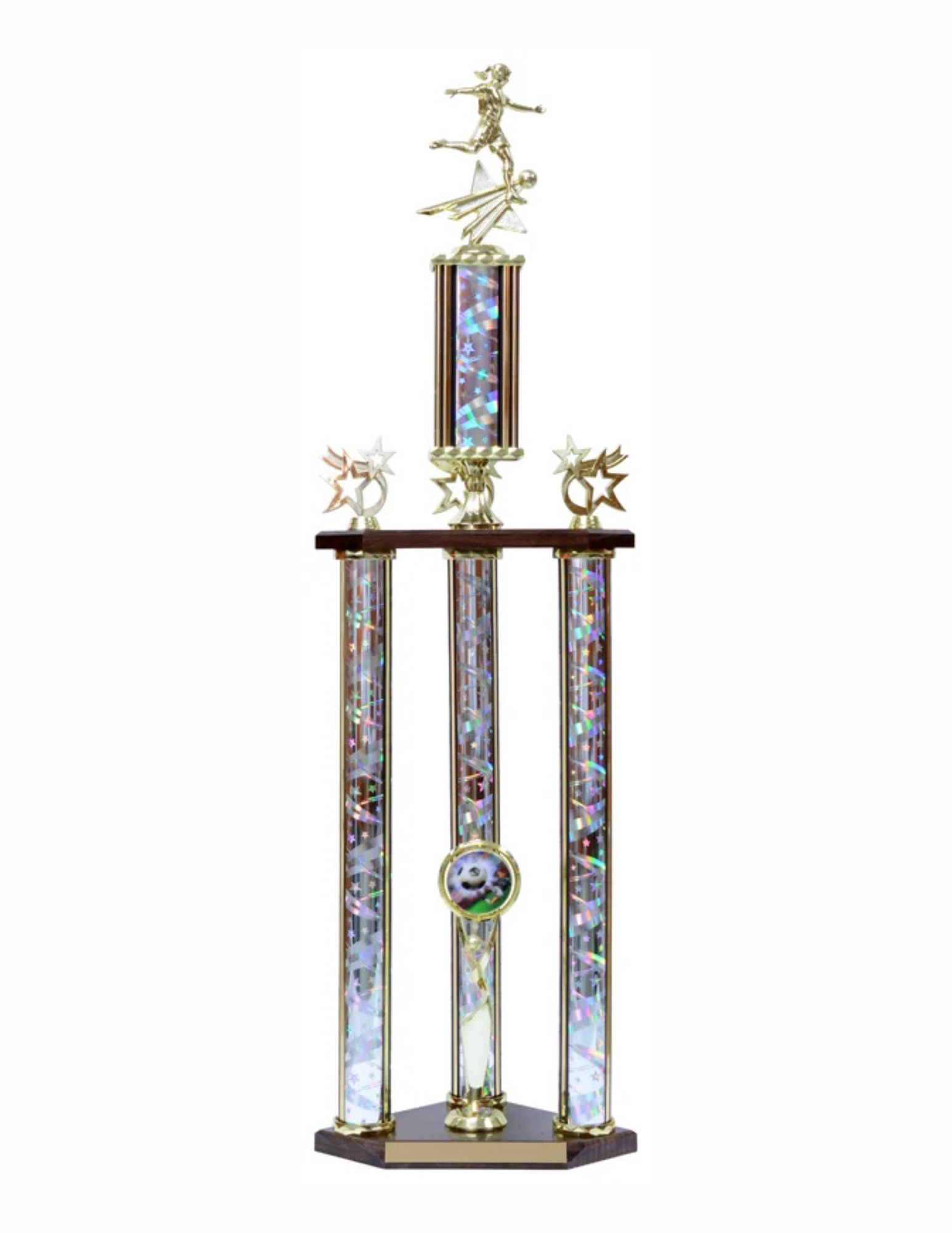Large Trophy Assembled Choose your color!- 3 Sizes (Includes Engraving)