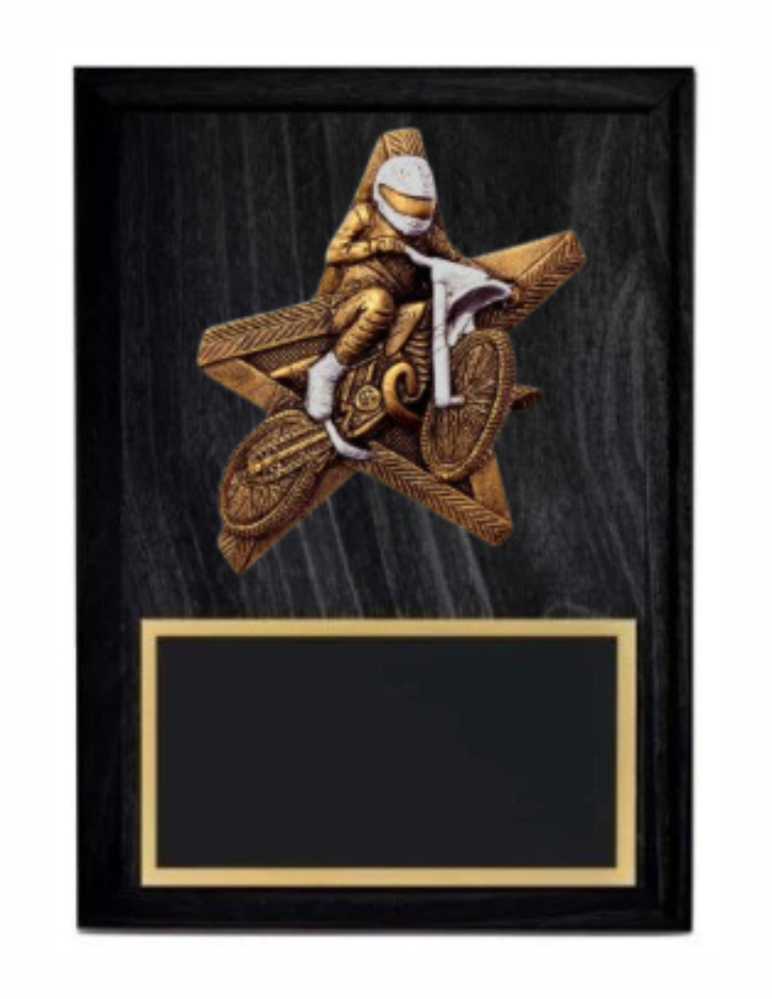 Pro Star Motocross Plaque- 2 Sizes (Includes Engraving)