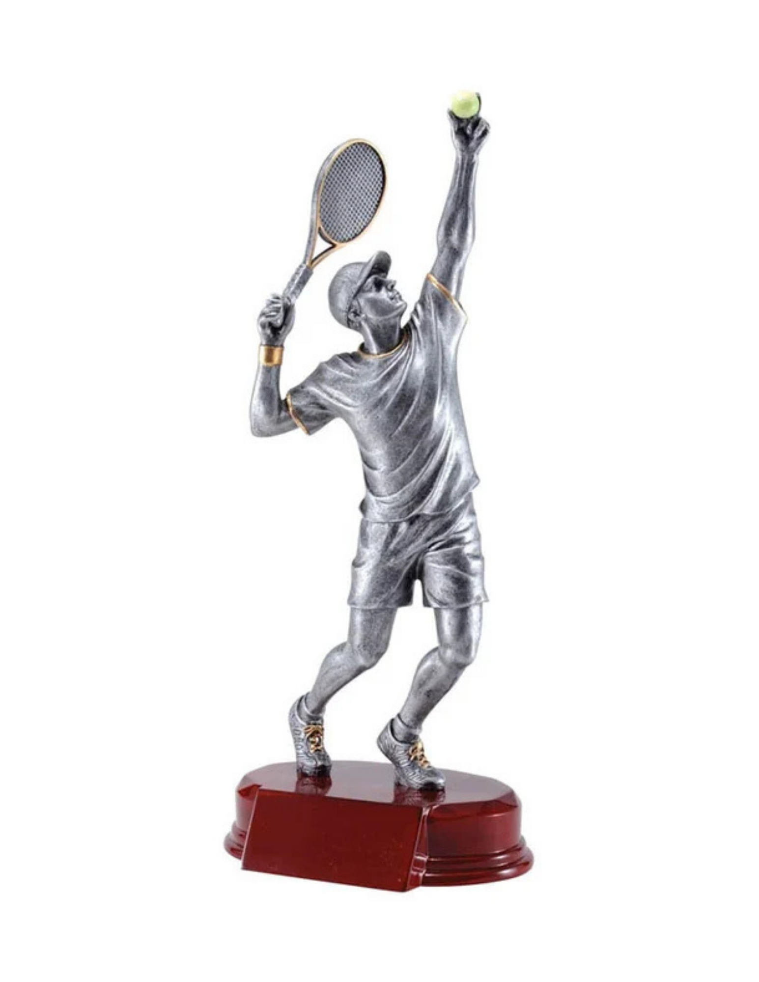 Male Classic Tennis Trophy 10.5" (Includes Engraving)