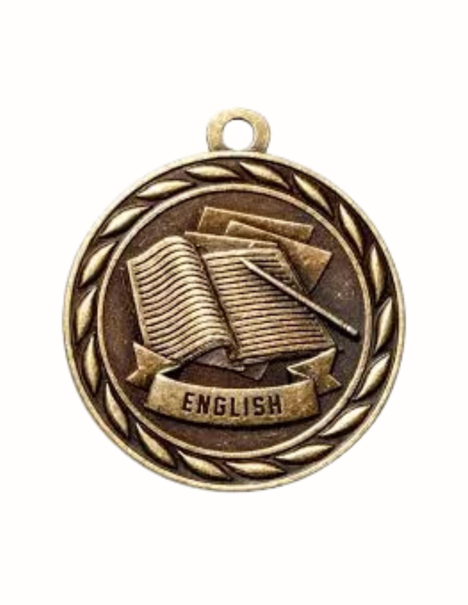 Classic 2" English Medal (Includes Ribbon)