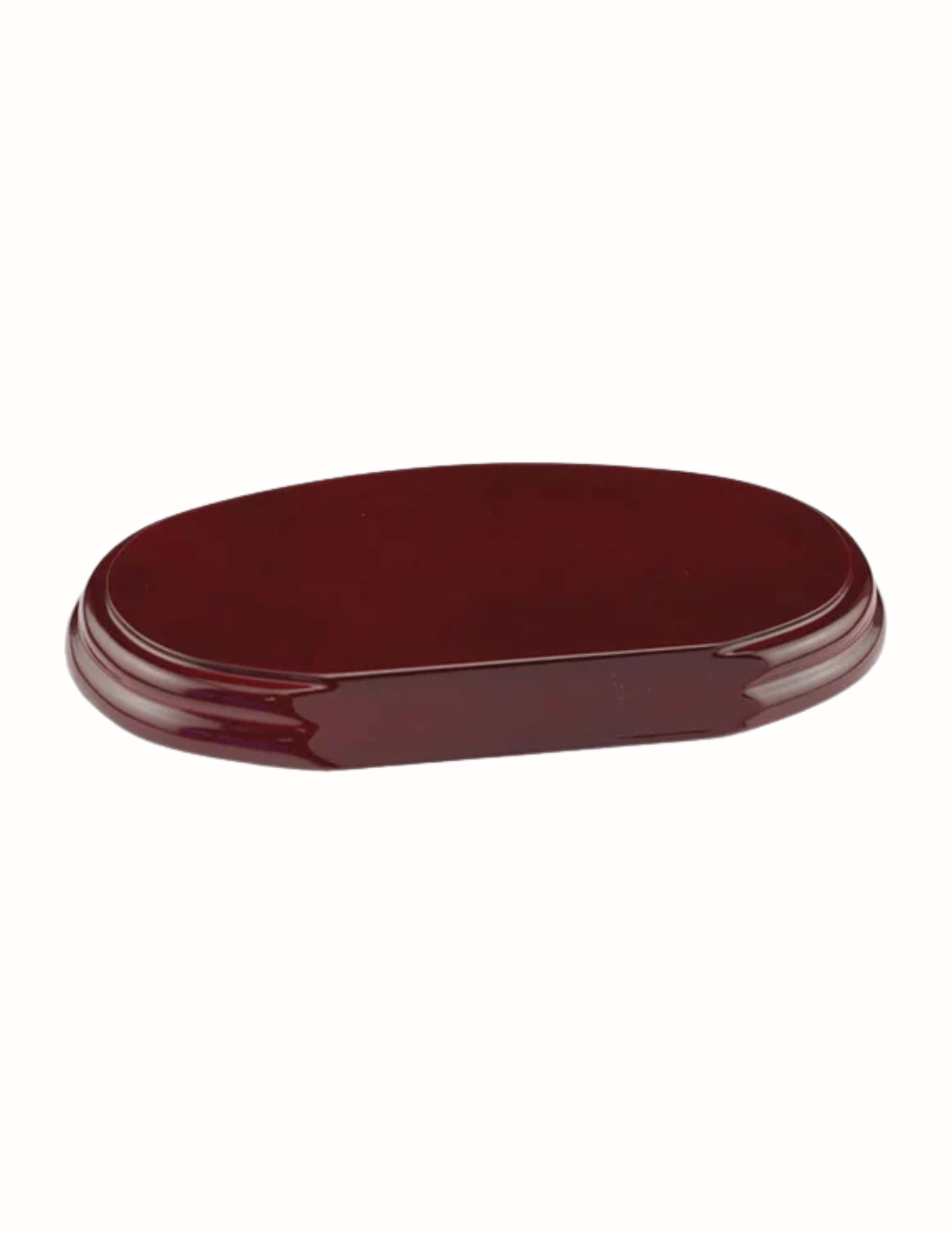 Rosewood Piano Finish Oval Trophy Base