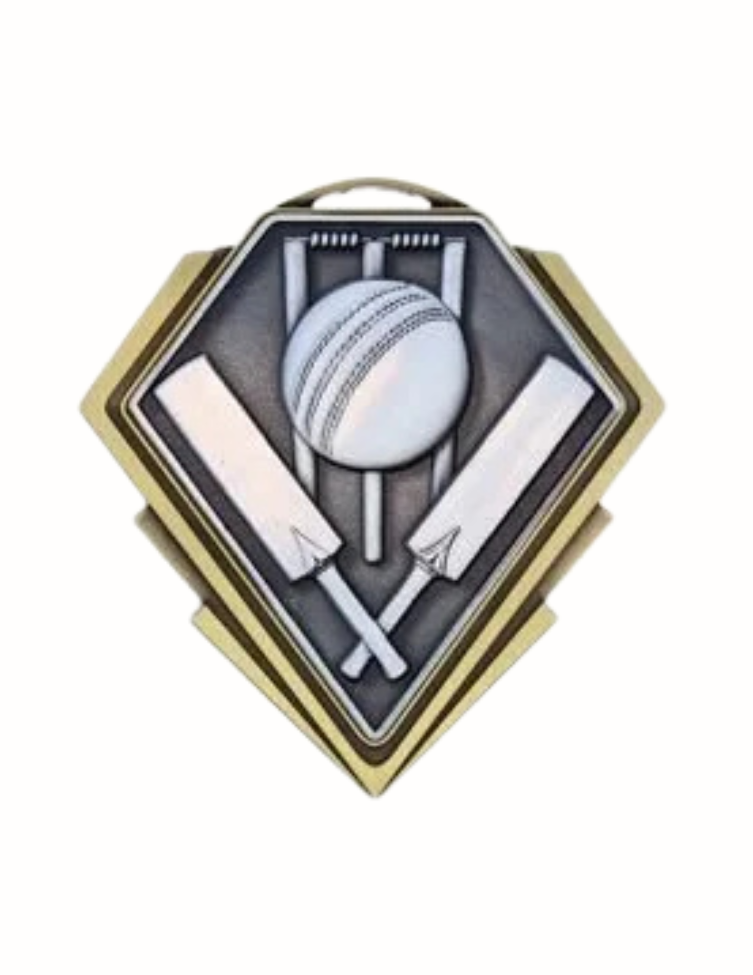 Diamond Series Cricket Medal 3" (Includes Ribbon)