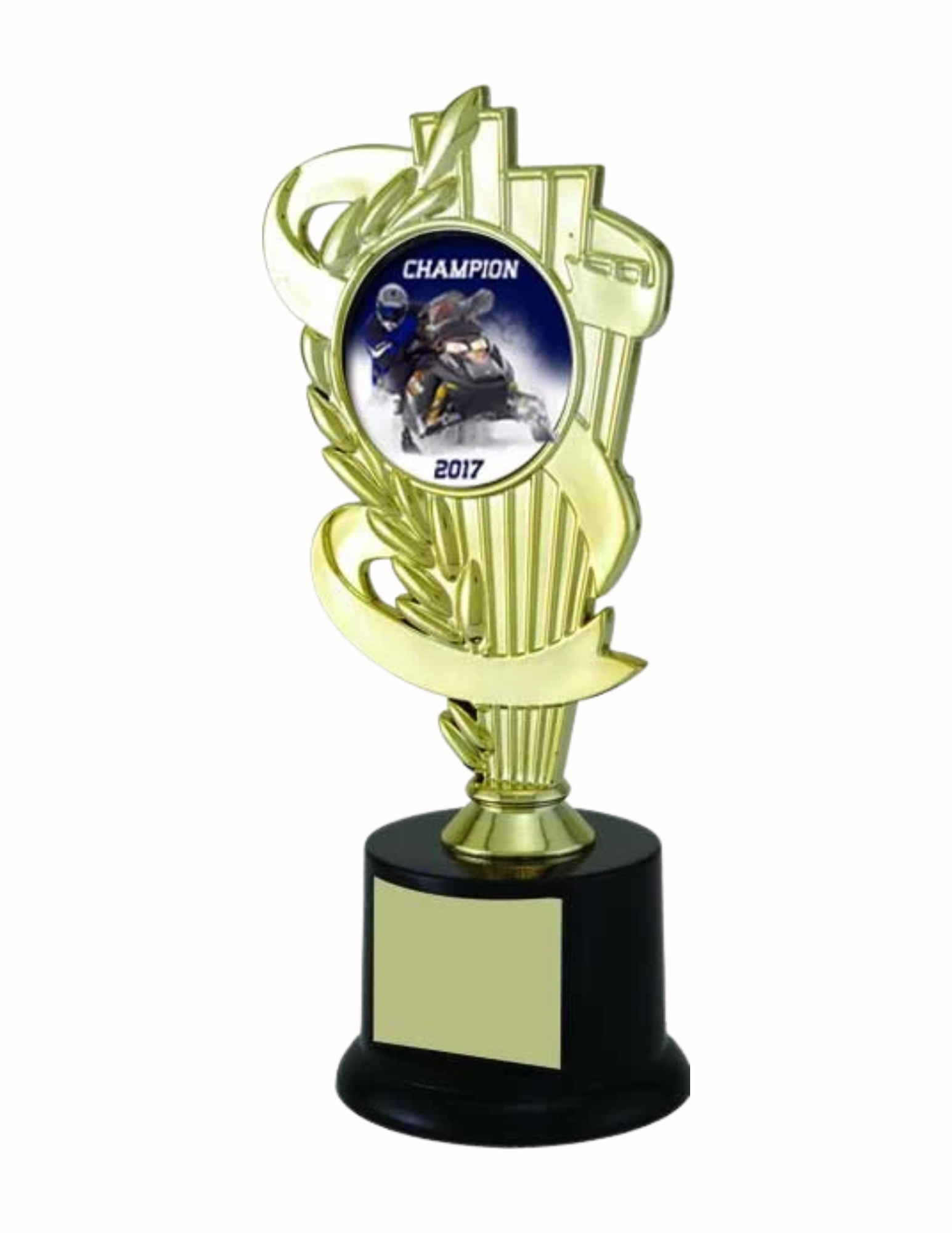 2" Custom Insert Snowmobile Trophy 8" (Includes Engraving)