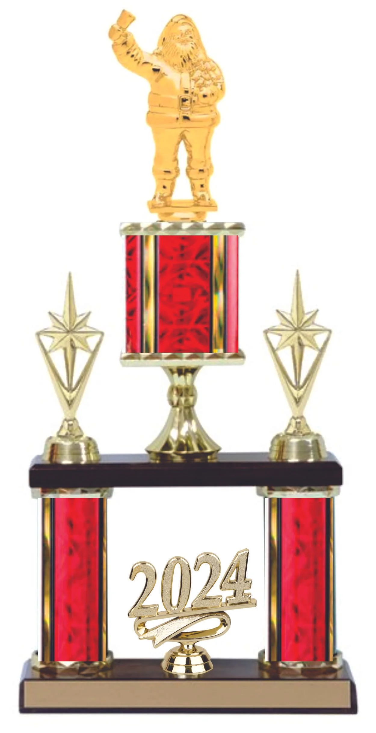 Santa Red Trophy 16.5" (Includes Engraving)