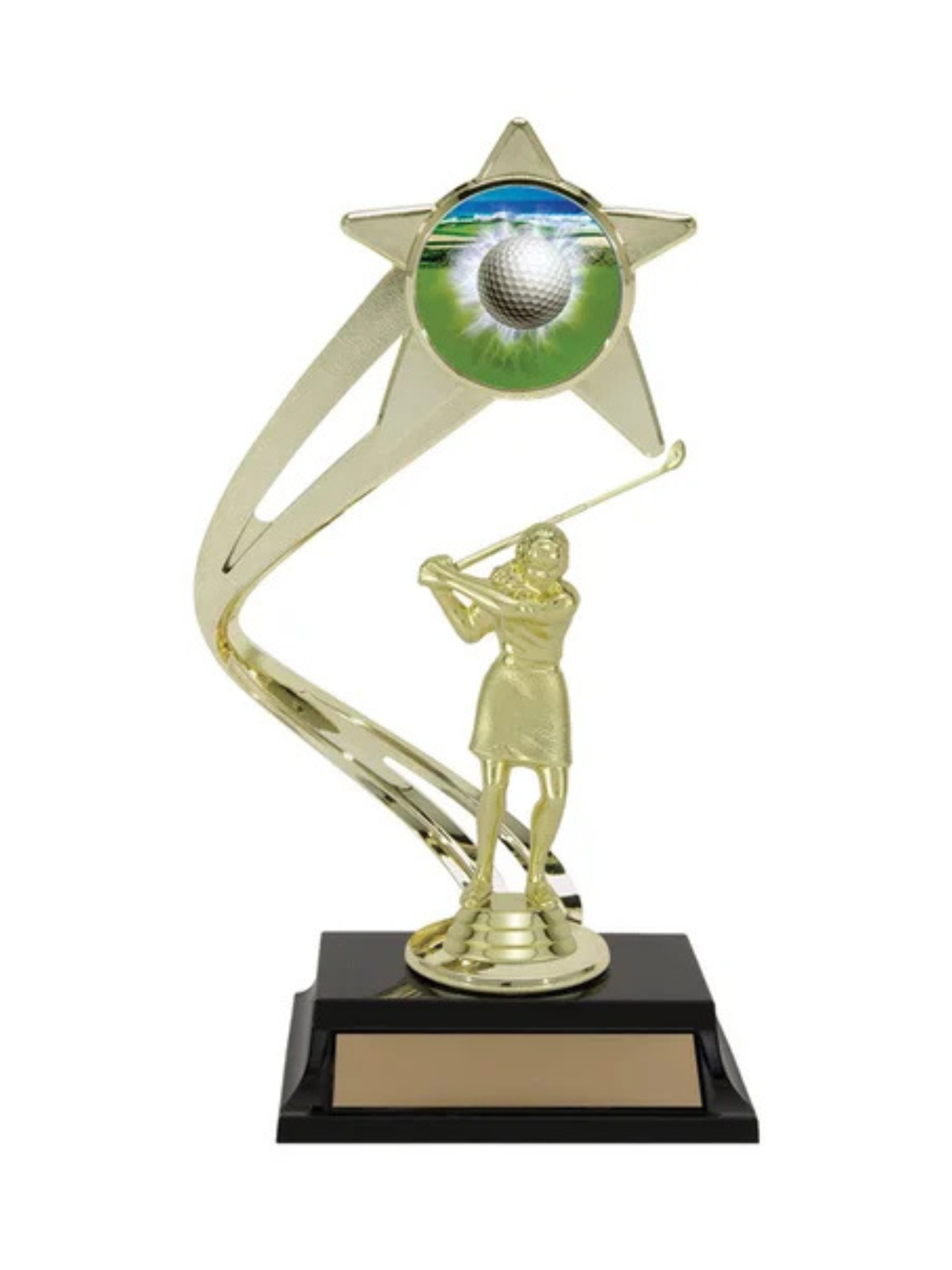 Rising Star Golfer 10" (Includes Engraving)