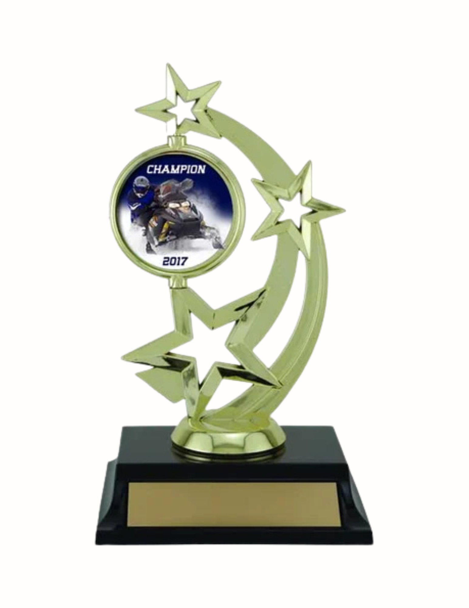 Spinner Snowmobile Trophy 7" (Includes Engraving)